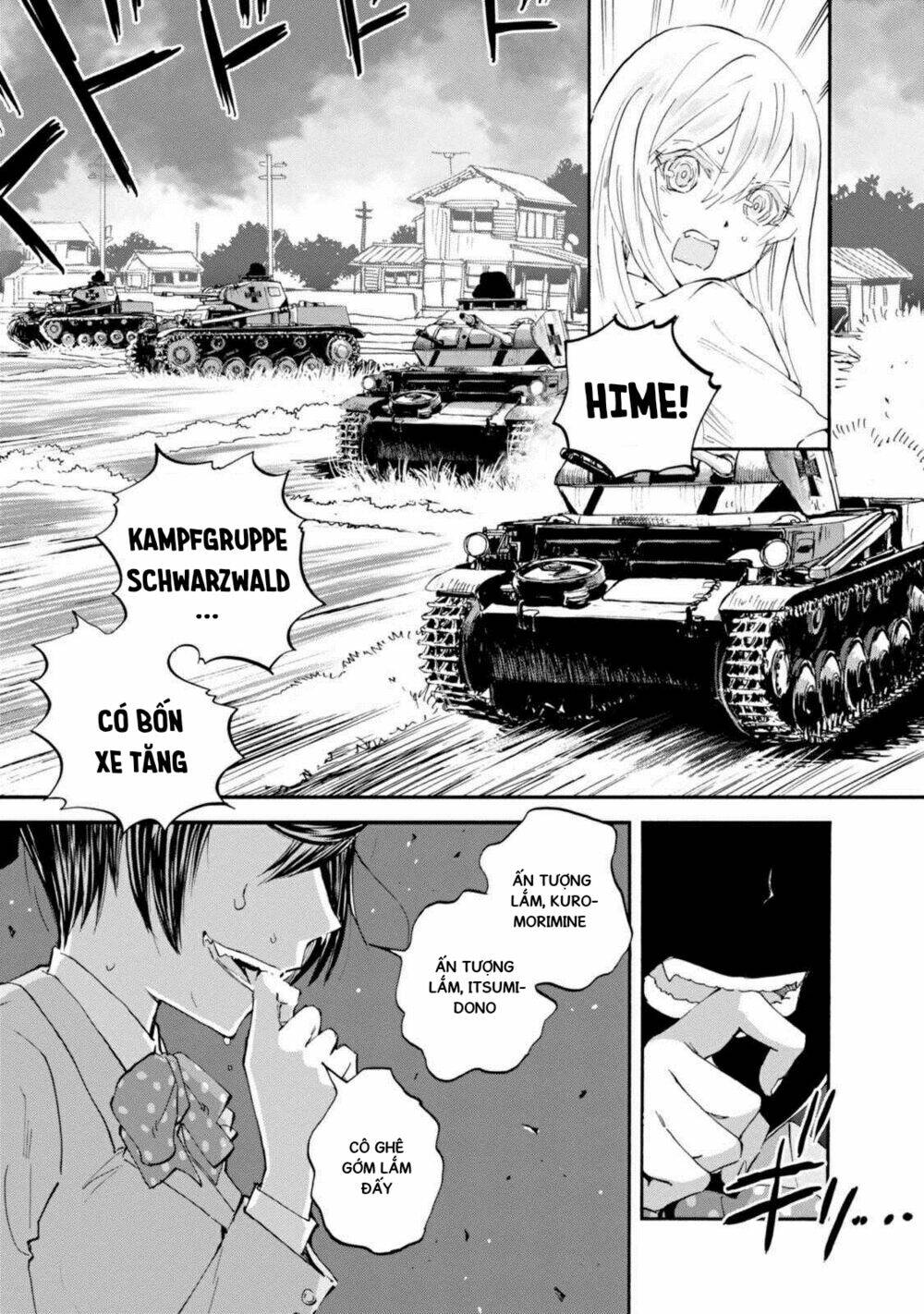 girls und panzer: ribbon no musha chapter 20: kuromorimine phản công (p6) - Trang 2