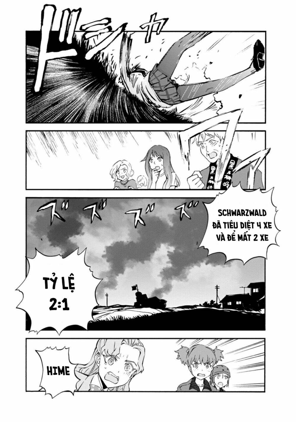 girls und panzer: ribbon no musha chapter 20: kuromorimine phản công (p6) - Trang 2