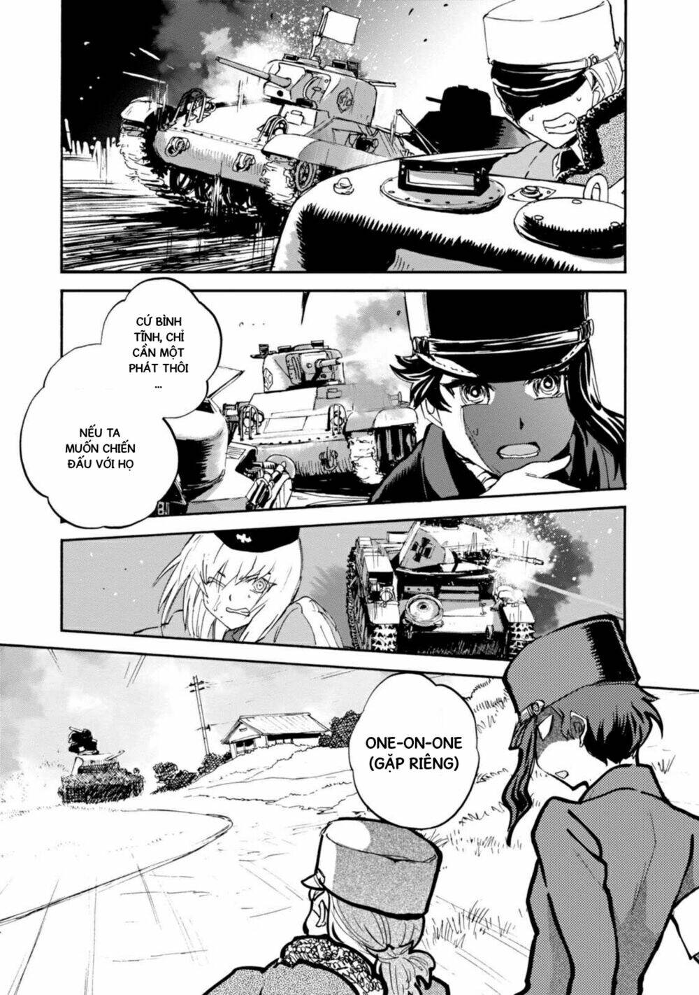 girls und panzer: ribbon no musha chapter 20: kuromorimine phản công (p6) - Trang 2