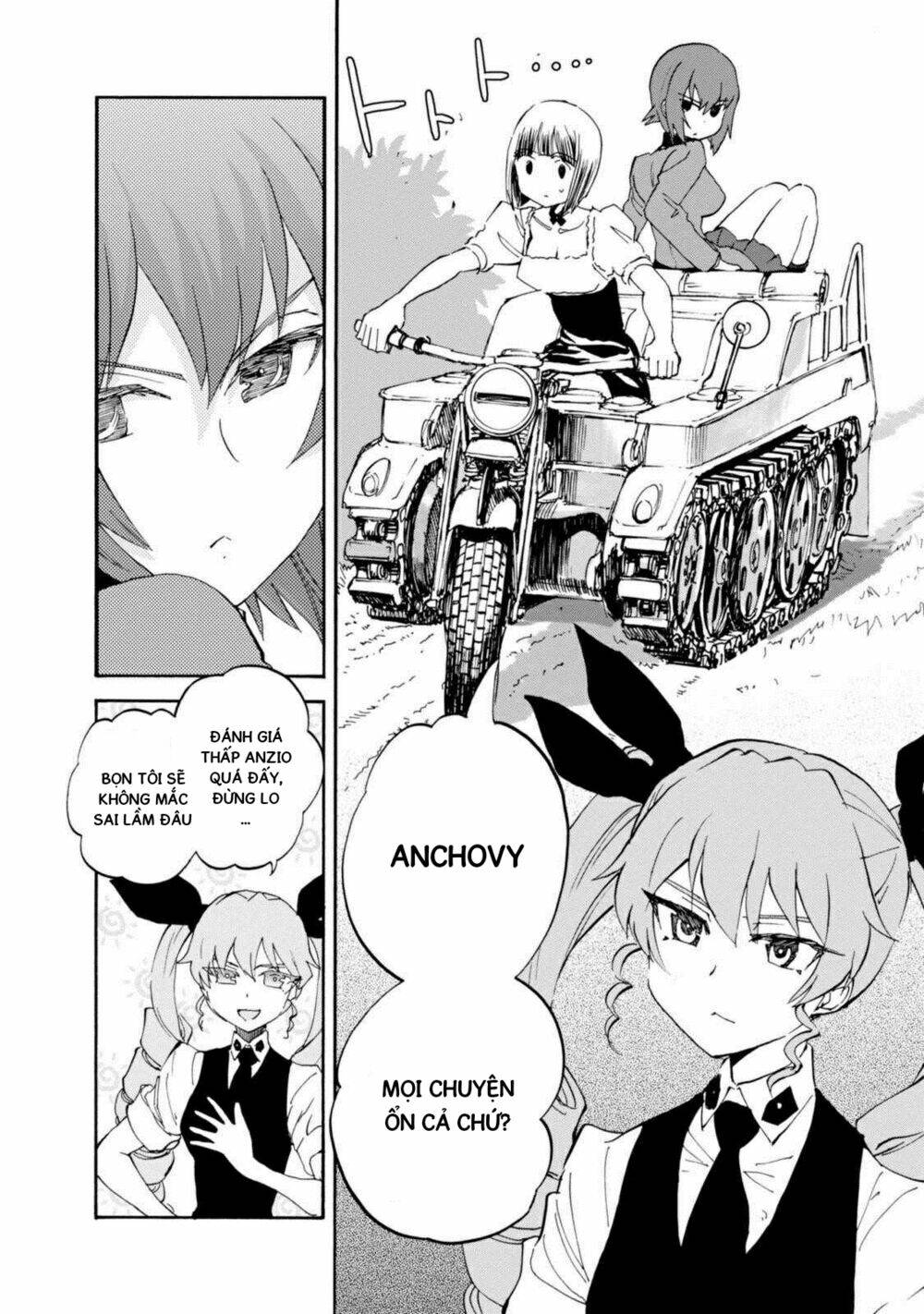 girls und panzer: ribbon no musha chapter 20: kuromorimine phản công (p6) - Trang 2