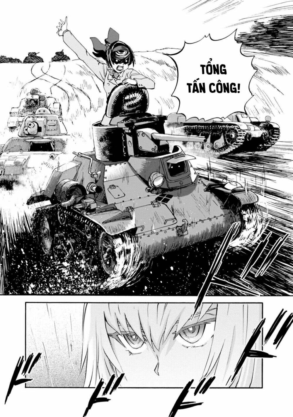 girls und panzer: ribbon no musha chapter 20: kuromorimine phản công (p6) - Trang 2