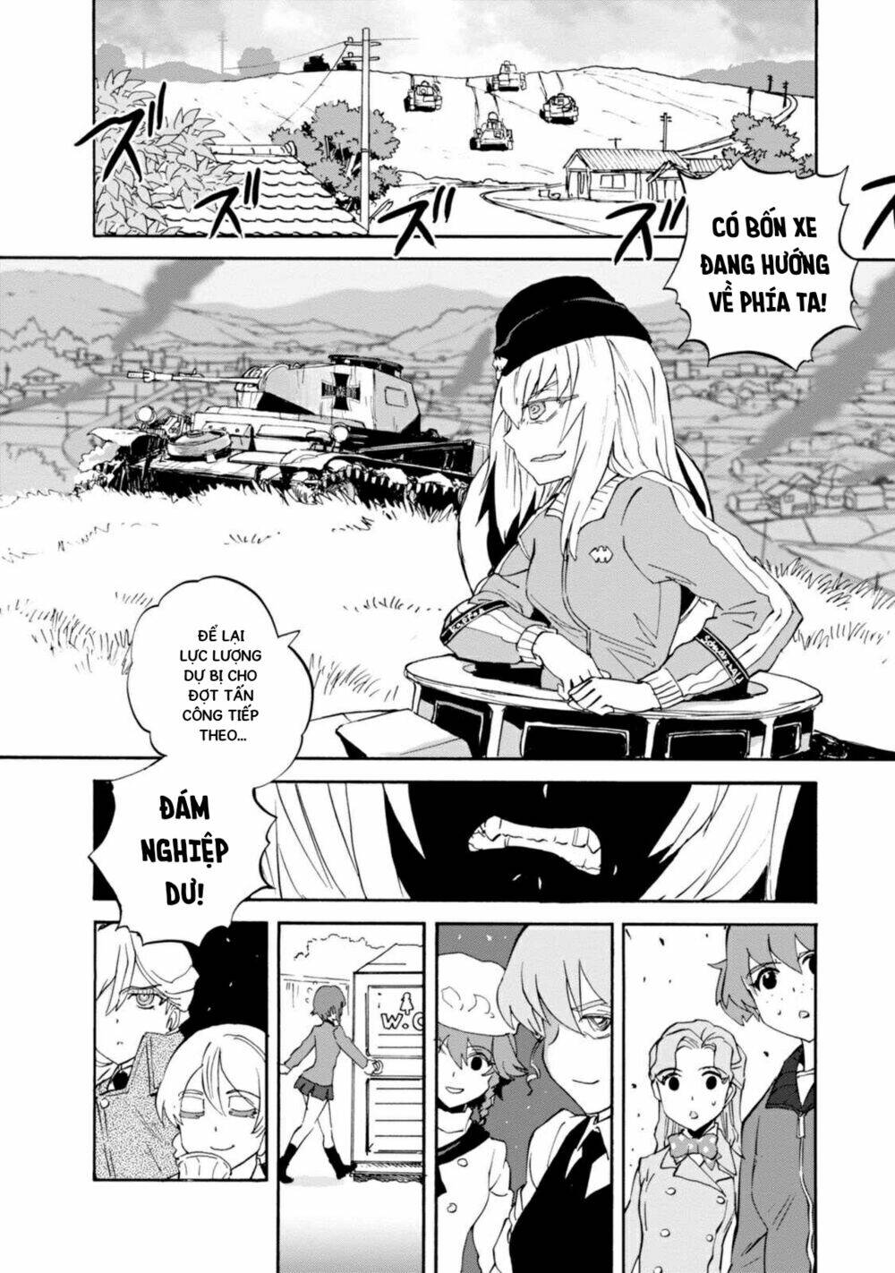 girls und panzer: ribbon no musha chapter 20: kuromorimine phản công (p6) - Trang 2