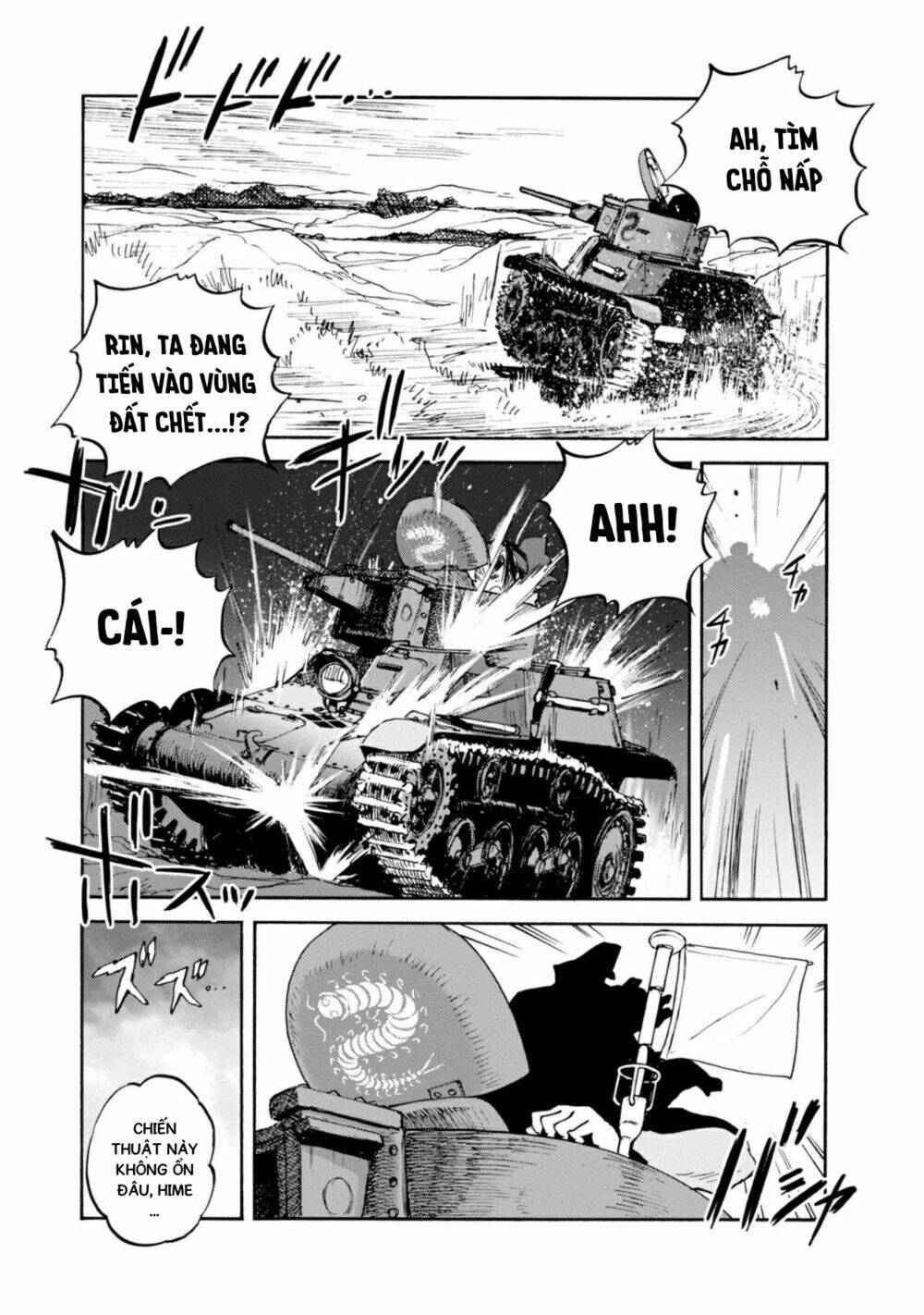 girls und panzer: ribbon no musha chapter 22: darjeeling\'s entry - Trang 2