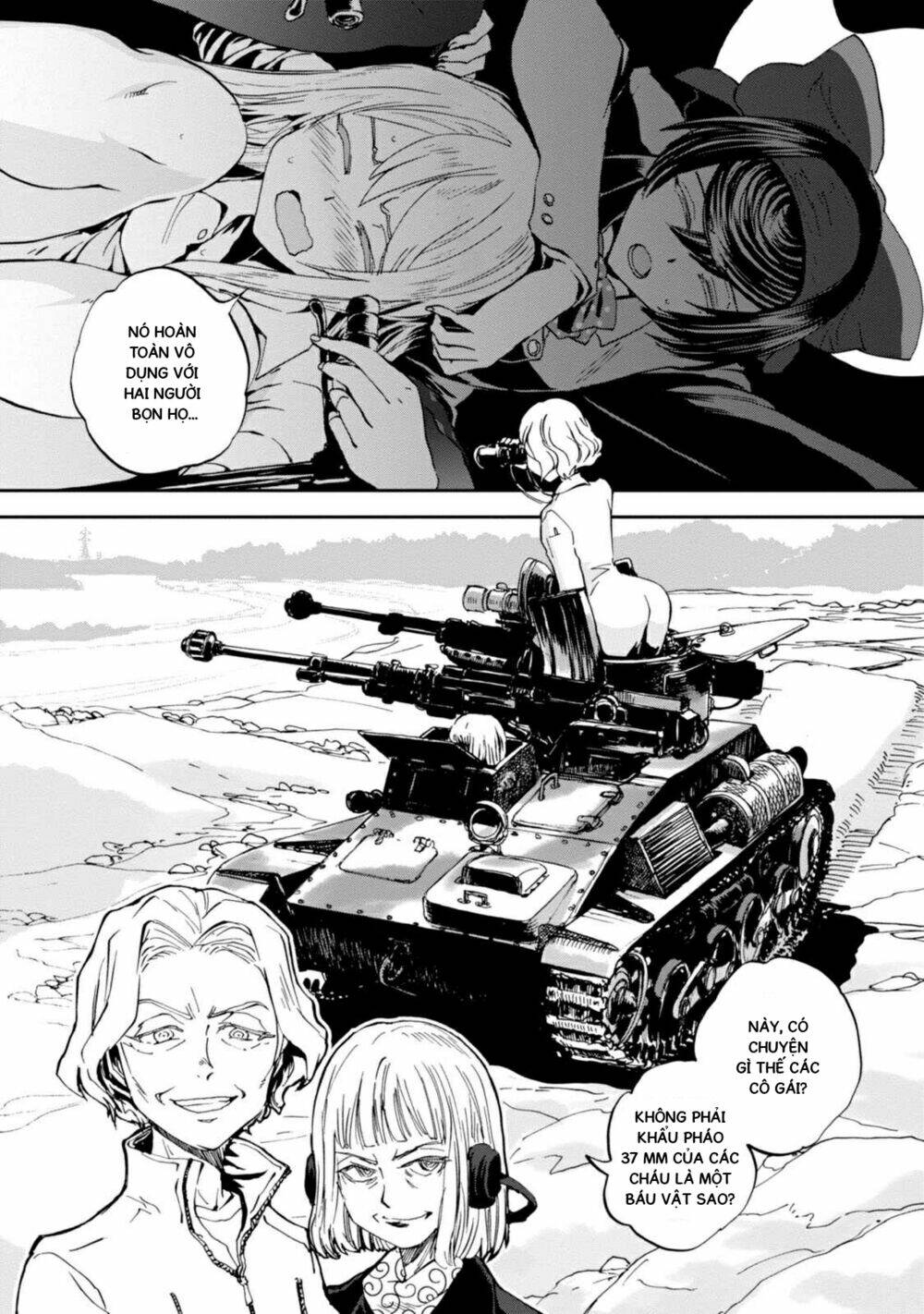 girls und panzer: ribbon no musha chapter 22: darjeeling\'s entry - Trang 2