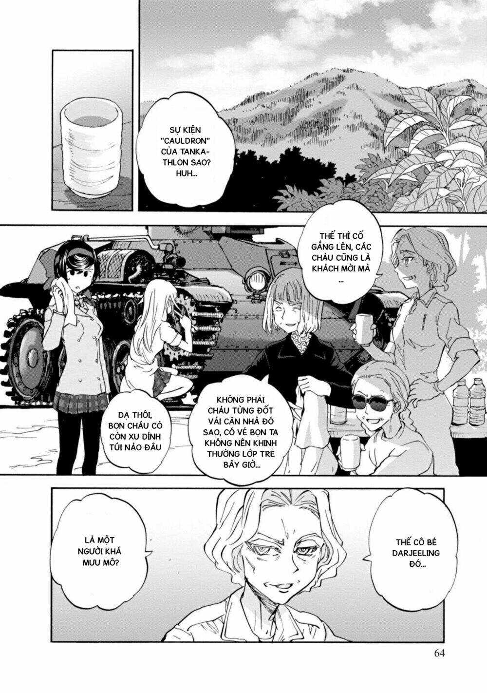 girls und panzer: ribbon no musha chapter 22: darjeeling\'s entry - Trang 2