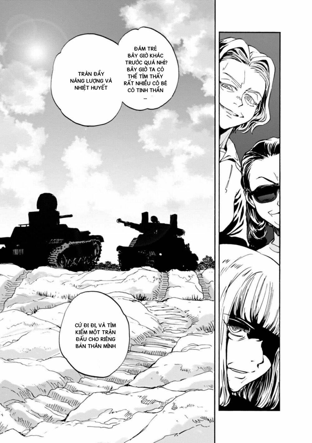 girls und panzer: ribbon no musha chapter 22: darjeeling\'s entry - Trang 2