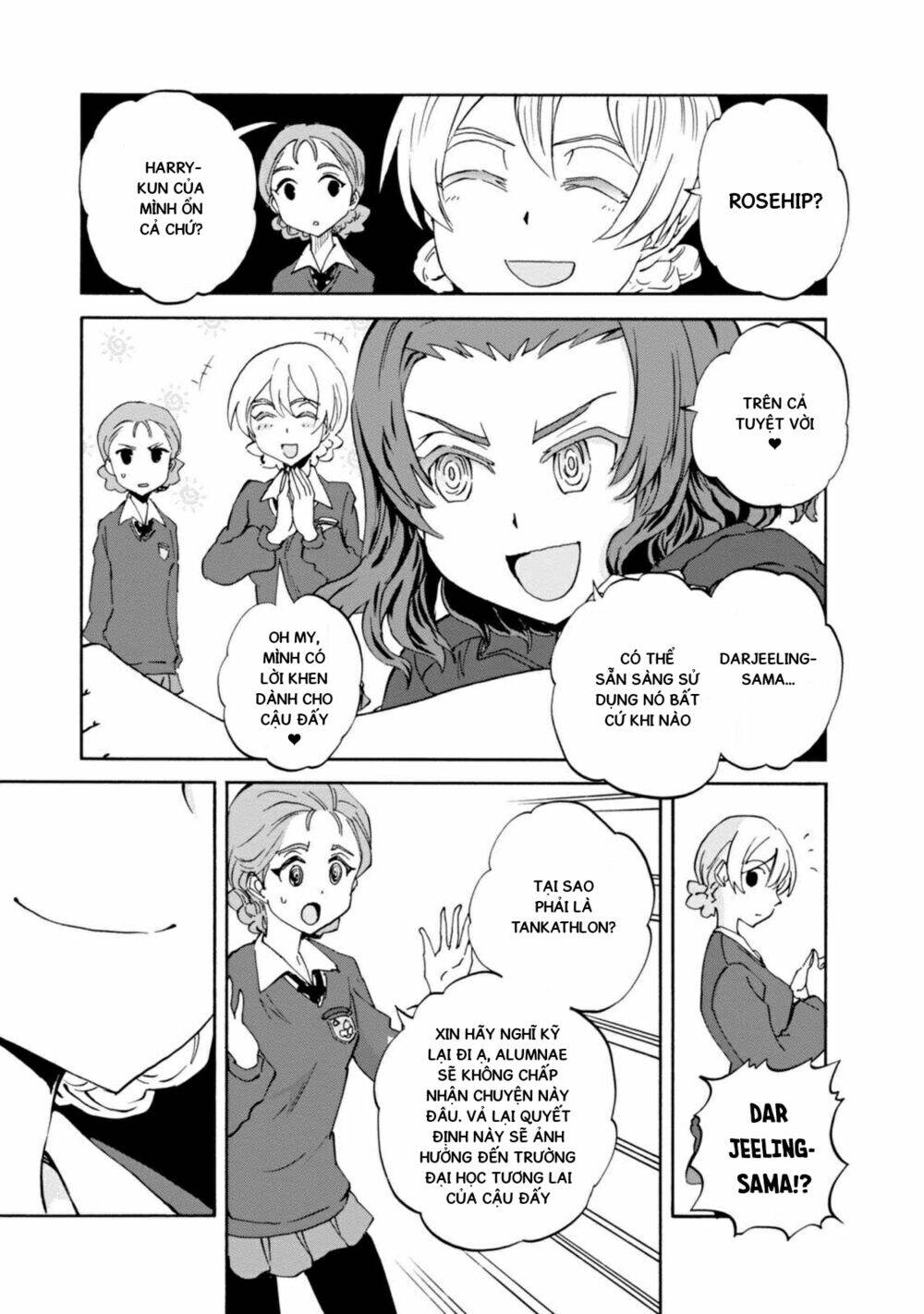 girls und panzer: ribbon no musha chapter 22: darjeeling\'s entry - Trang 2