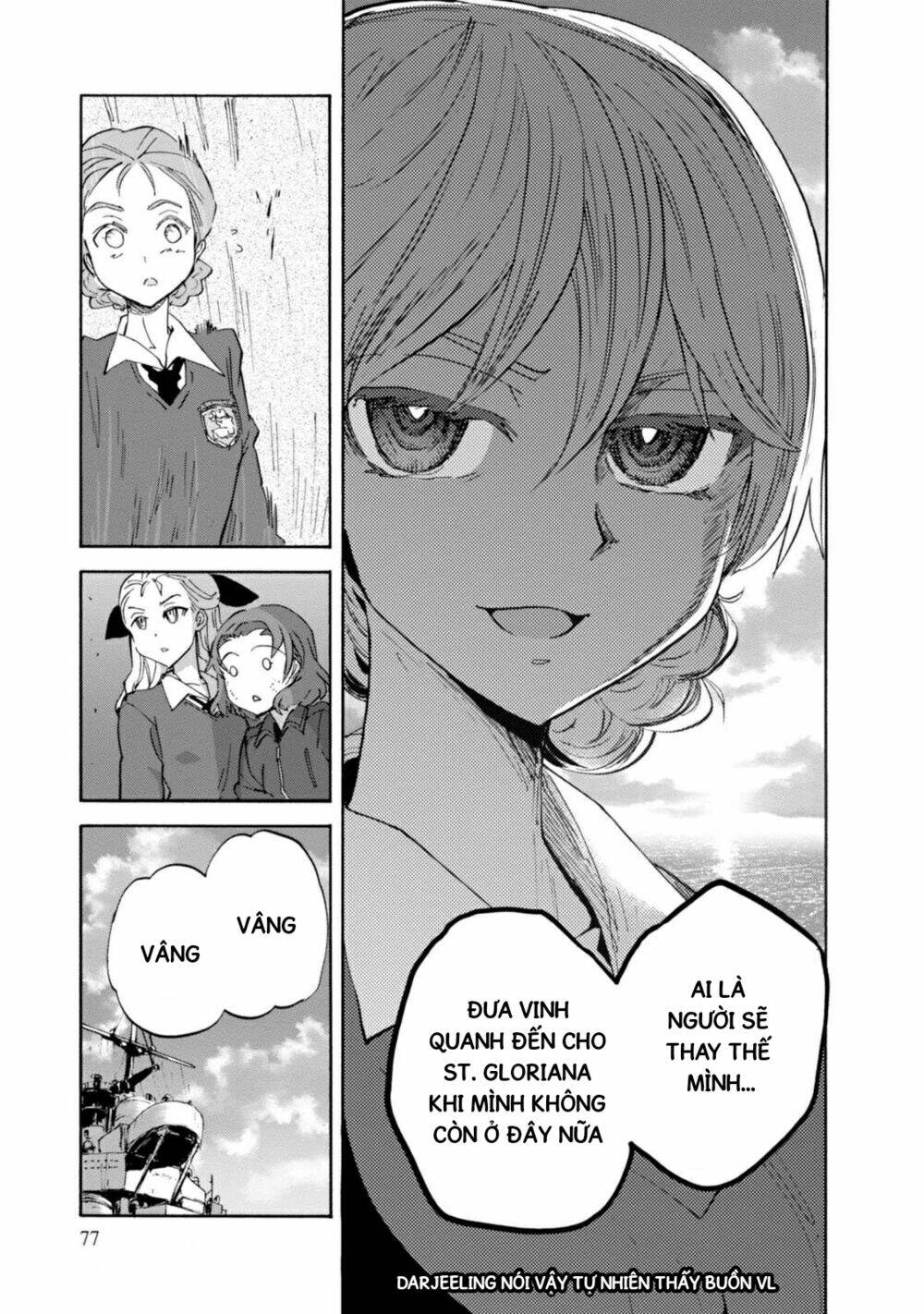 girls und panzer: ribbon no musha chapter 22: darjeeling\'s entry - Trang 2