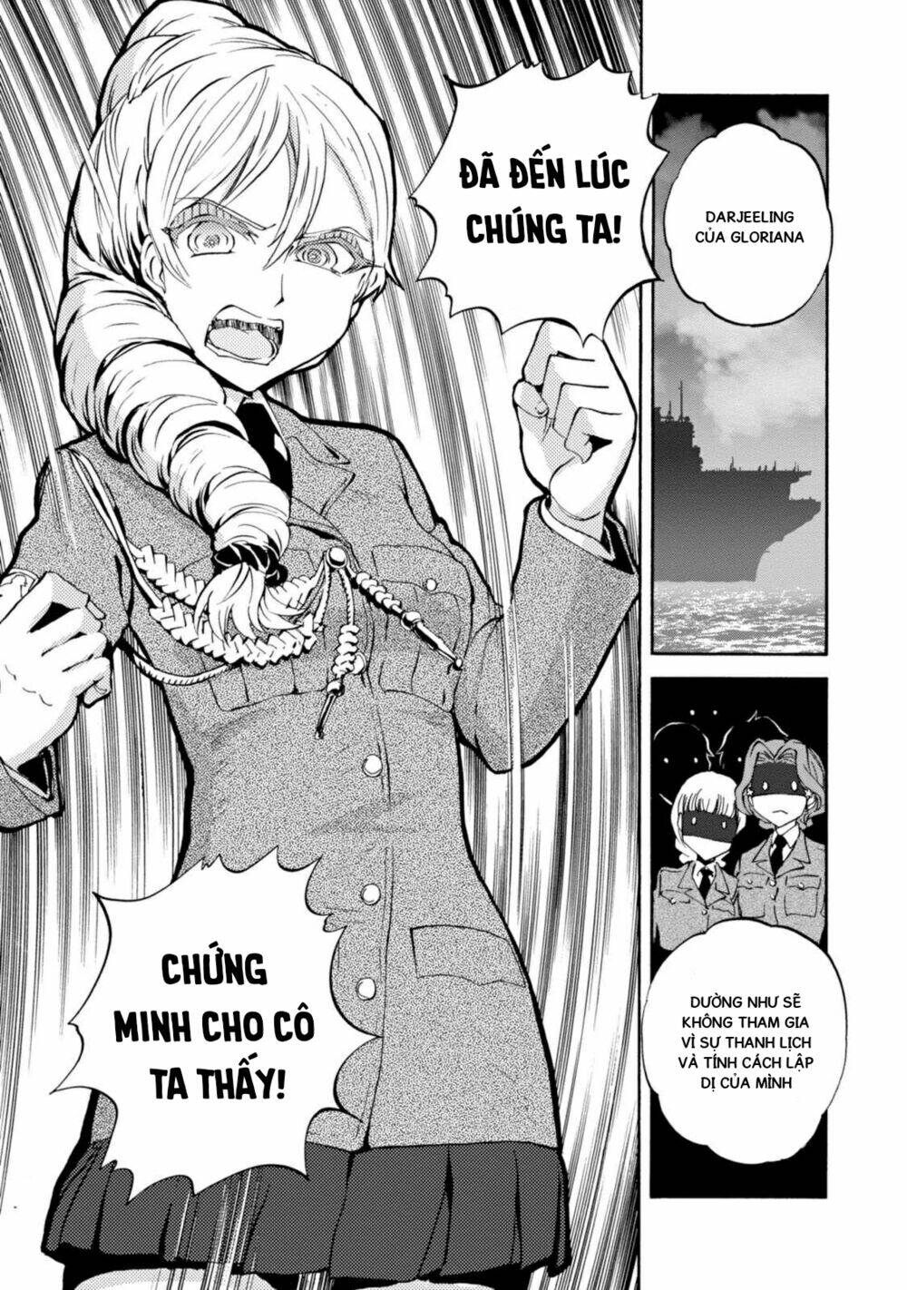 girls und panzer: ribbon no musha chapter 22: darjeeling\'s entry - Trang 2