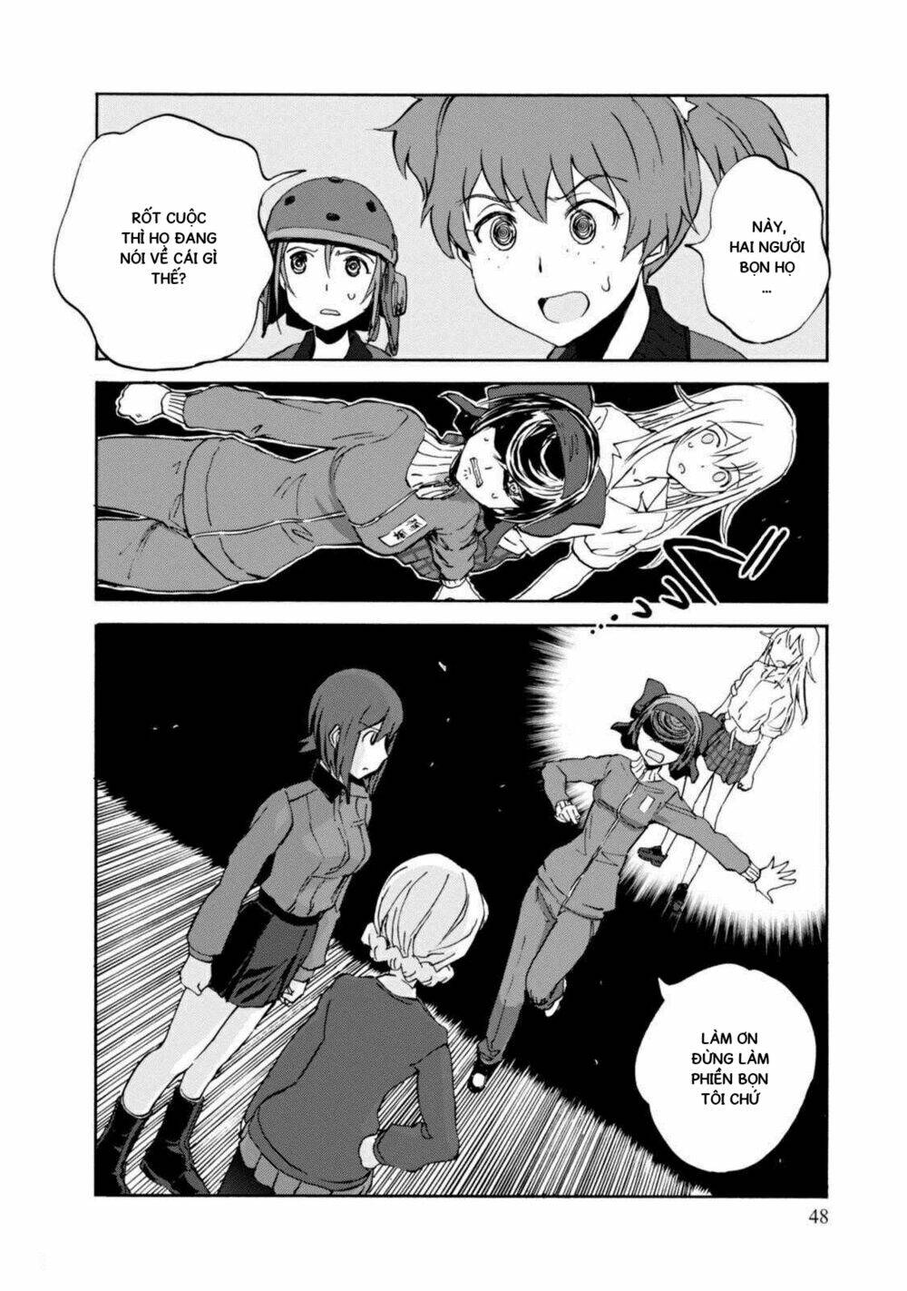 girls und panzer: ribbon no musha chapter 22: darjeeling\'s entry - Trang 2