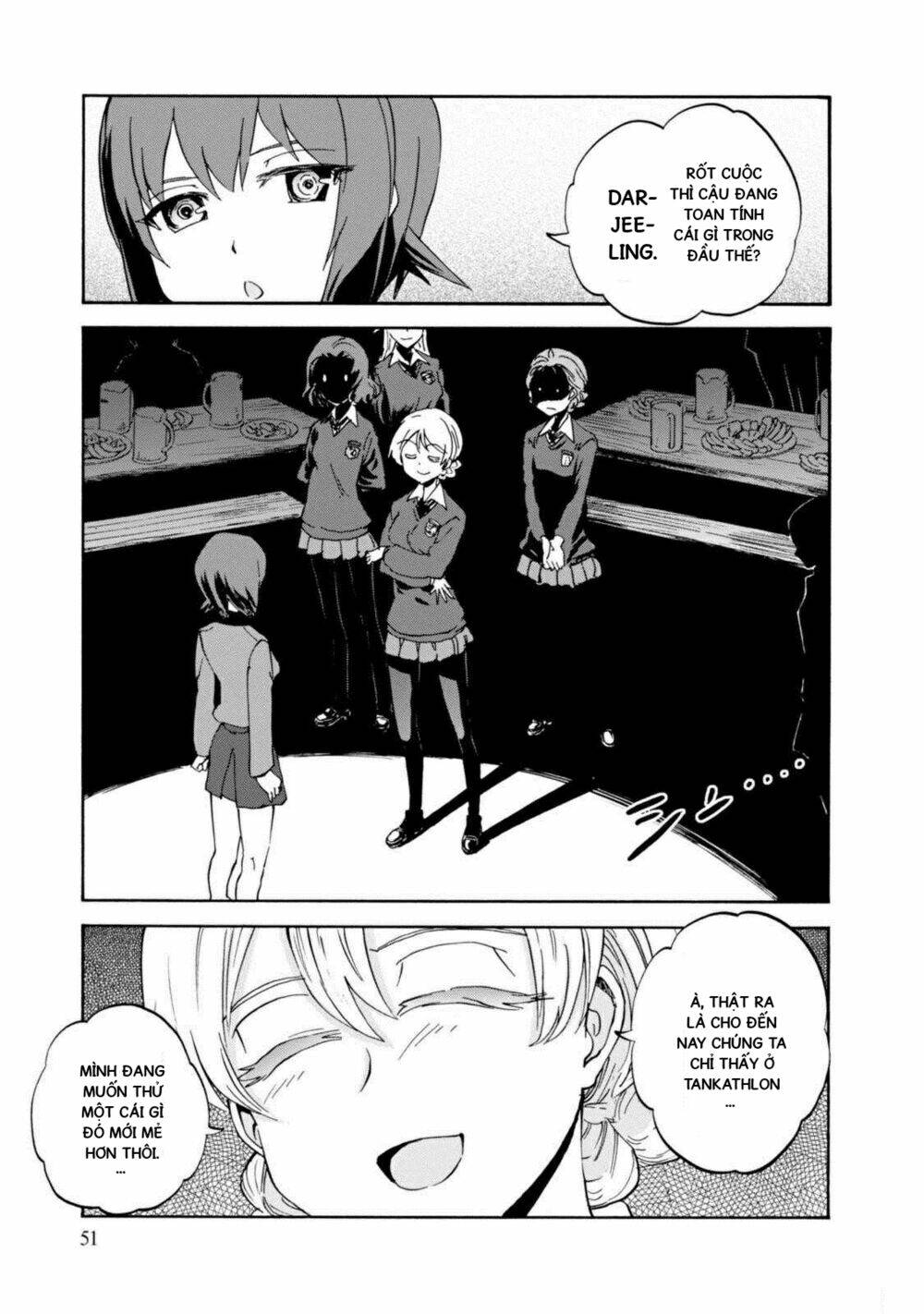 girls und panzer: ribbon no musha chapter 22: darjeeling\'s entry - Trang 2