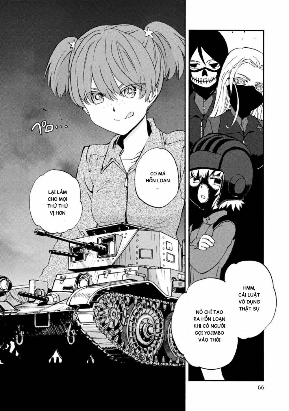 girls und panzer: ribbon no musha chapter 26: arisa và yojimbo - Trang 2