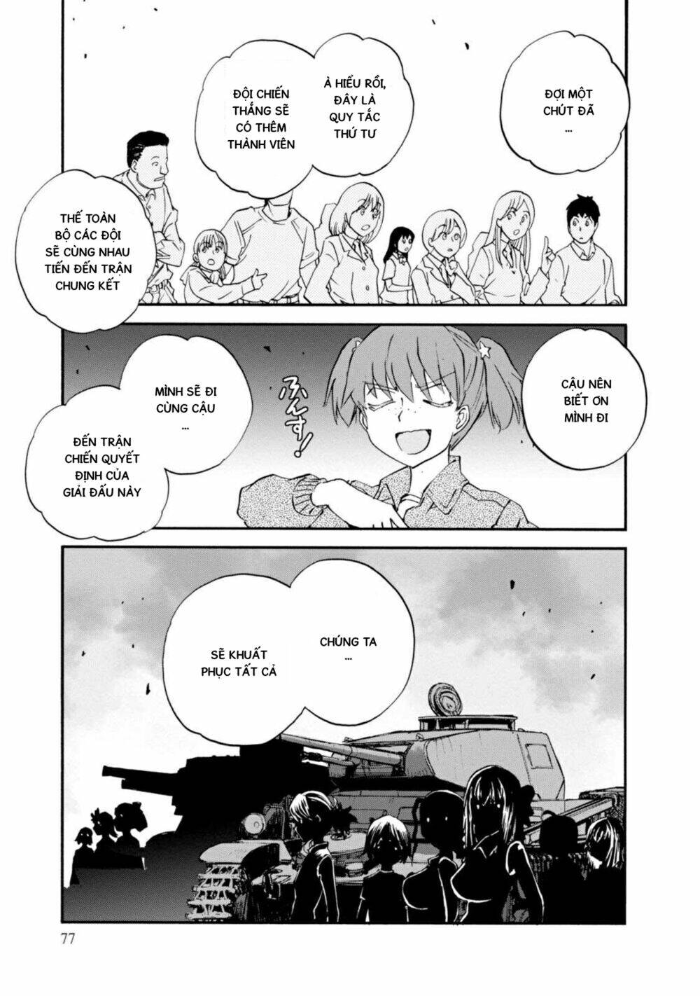 girls und panzer: ribbon no musha chapter 26: arisa và yojimbo - Trang 2