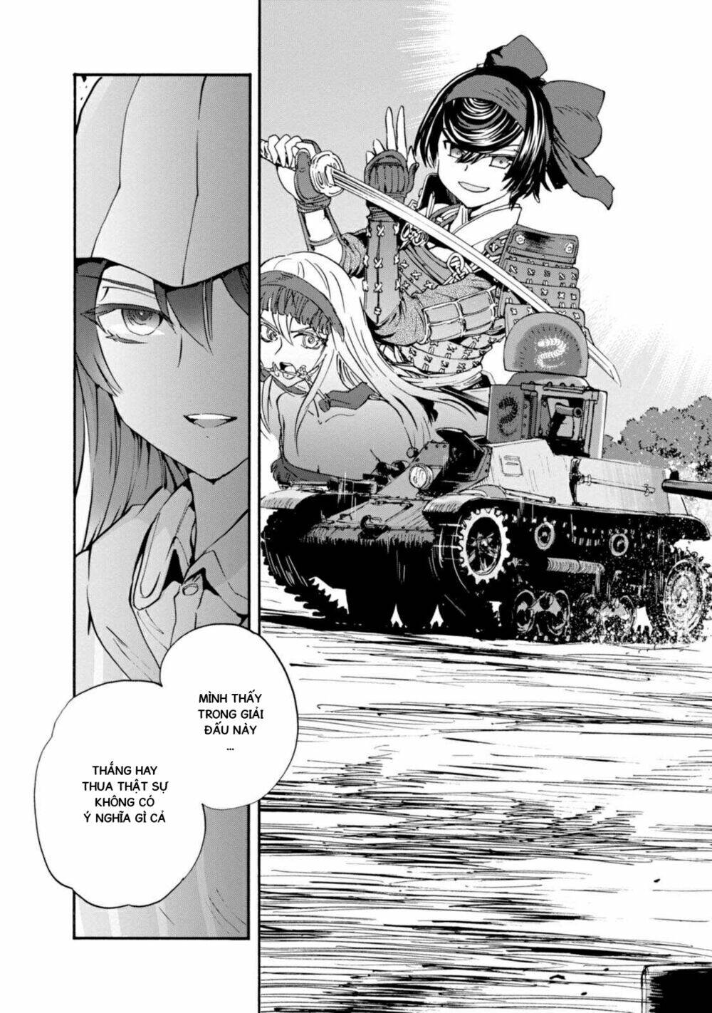 girls und panzer: ribbon no musha chapter 26: arisa và yojimbo - Trang 2