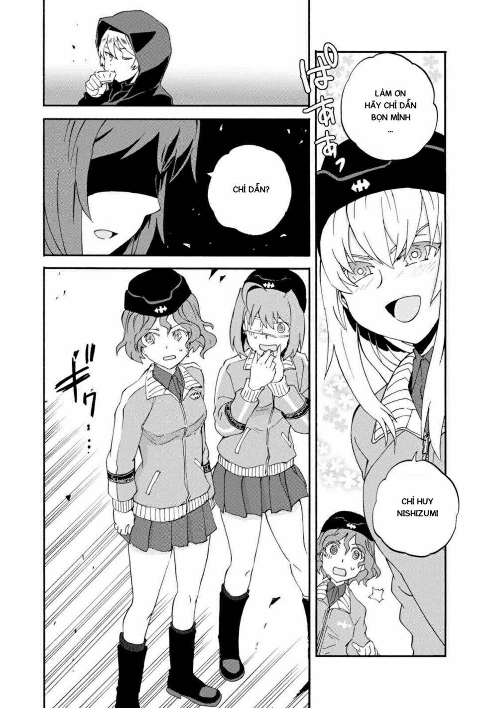 girls und panzer: ribbon no musha chapter 29: chiến thuật gia akaboshi koume - Next chapter 30: nishi và mika