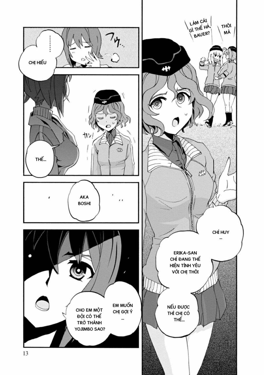 girls und panzer: ribbon no musha chapter 29: chiến thuật gia akaboshi koume - Next chapter 30: nishi và mika