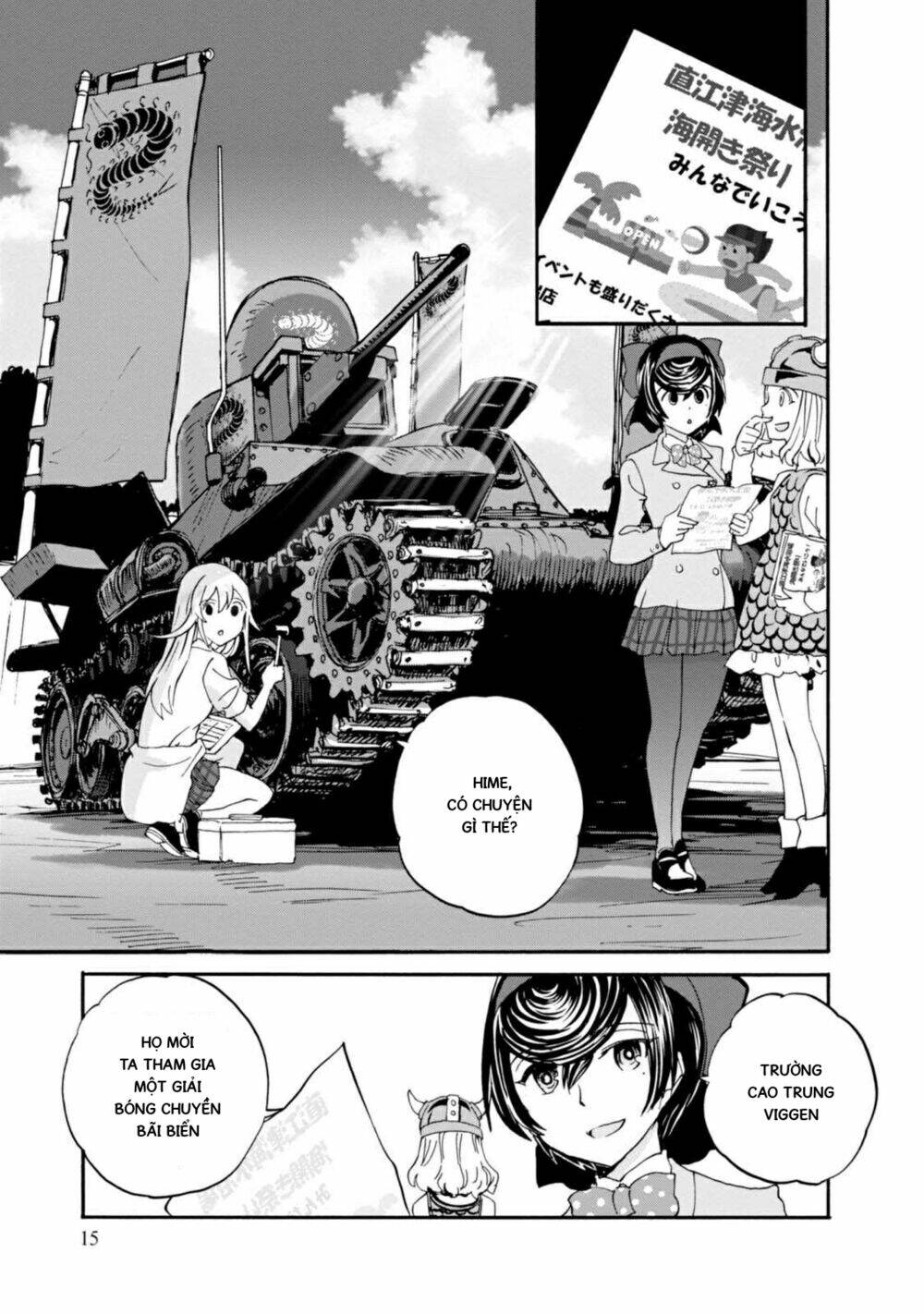 girls und panzer: ribbon no musha chapter 29: chiến thuật gia akaboshi koume - Next chapter 30: nishi và mika