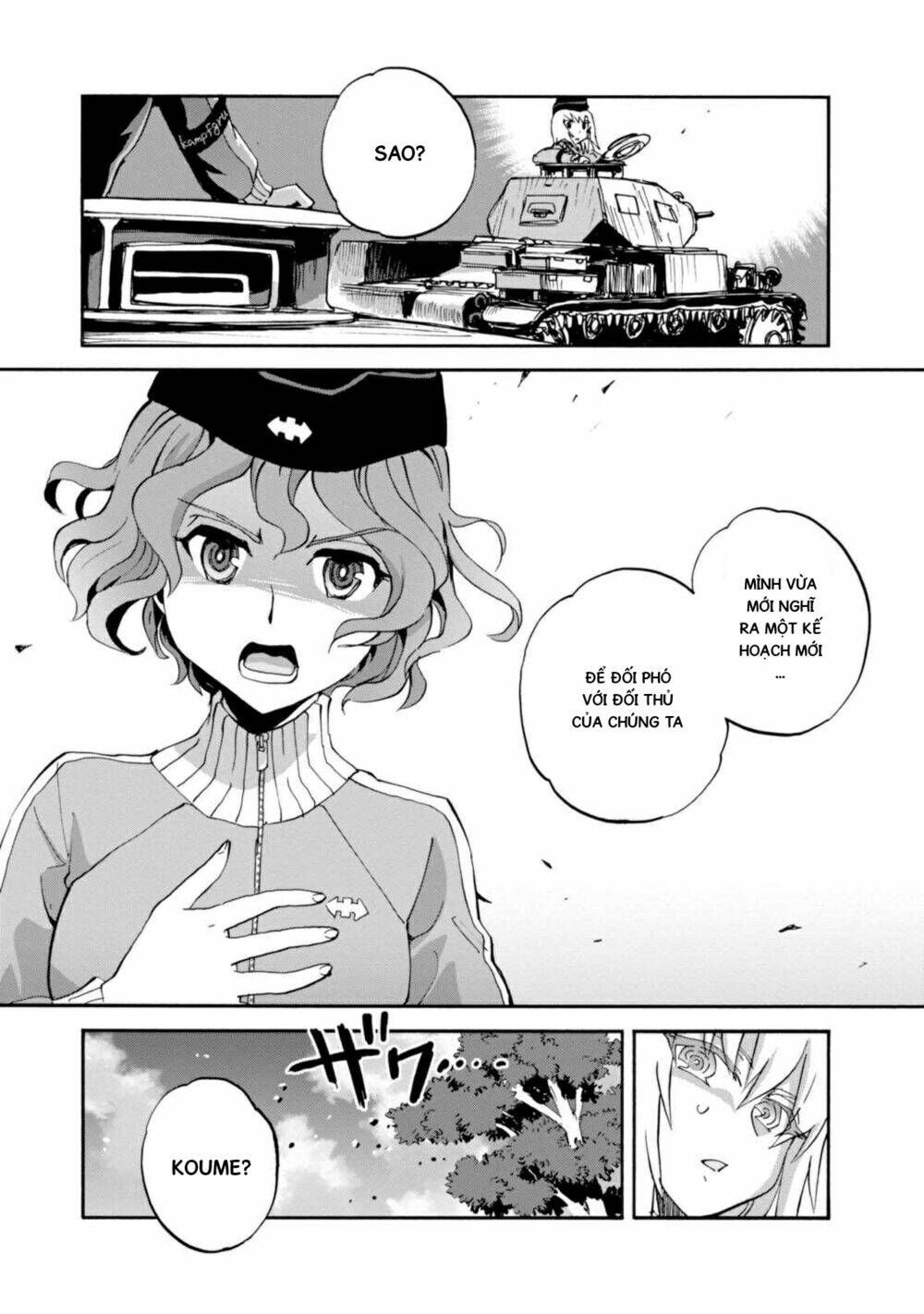 girls und panzer: ribbon no musha chapter 29: chiến thuật gia akaboshi koume - Next chapter 30: nishi và mika