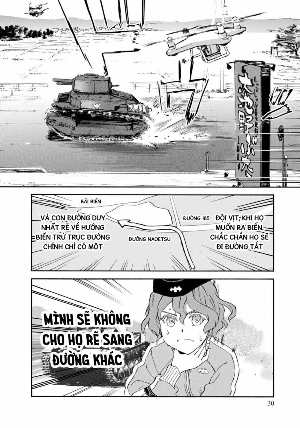 girls und panzer: ribbon no musha chapter 29: chiến thuật gia akaboshi koume - Next chapter 30: nishi và mika