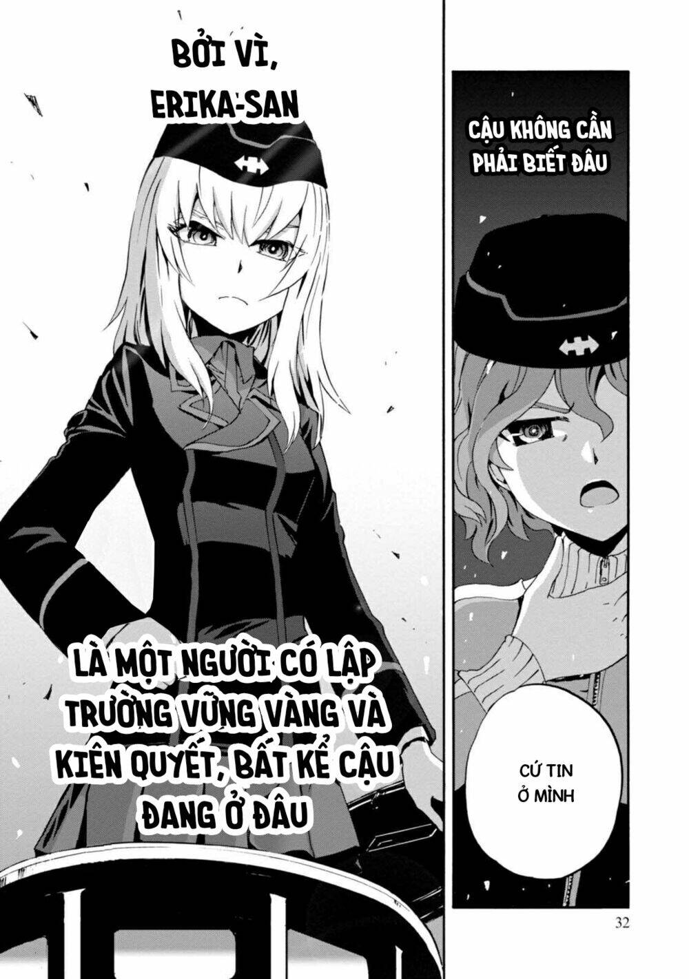 girls und panzer: ribbon no musha chapter 29: chiến thuật gia akaboshi koume - Next chapter 30: nishi và mika