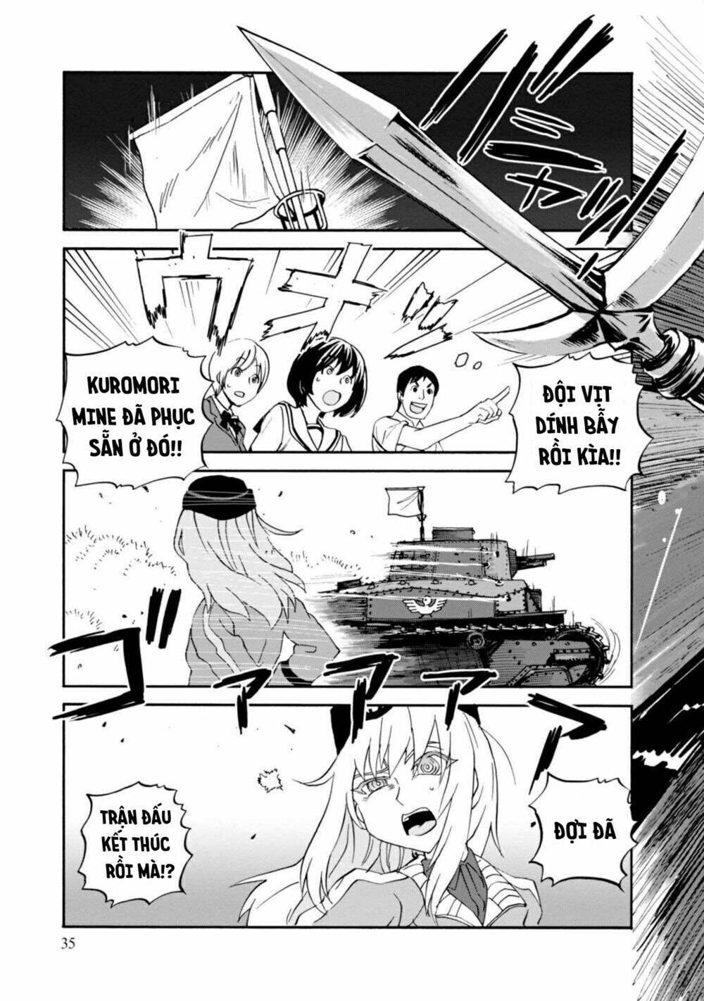 girls und panzer: ribbon no musha chapter 29: chiến thuật gia akaboshi koume - Next chapter 30: nishi và mika