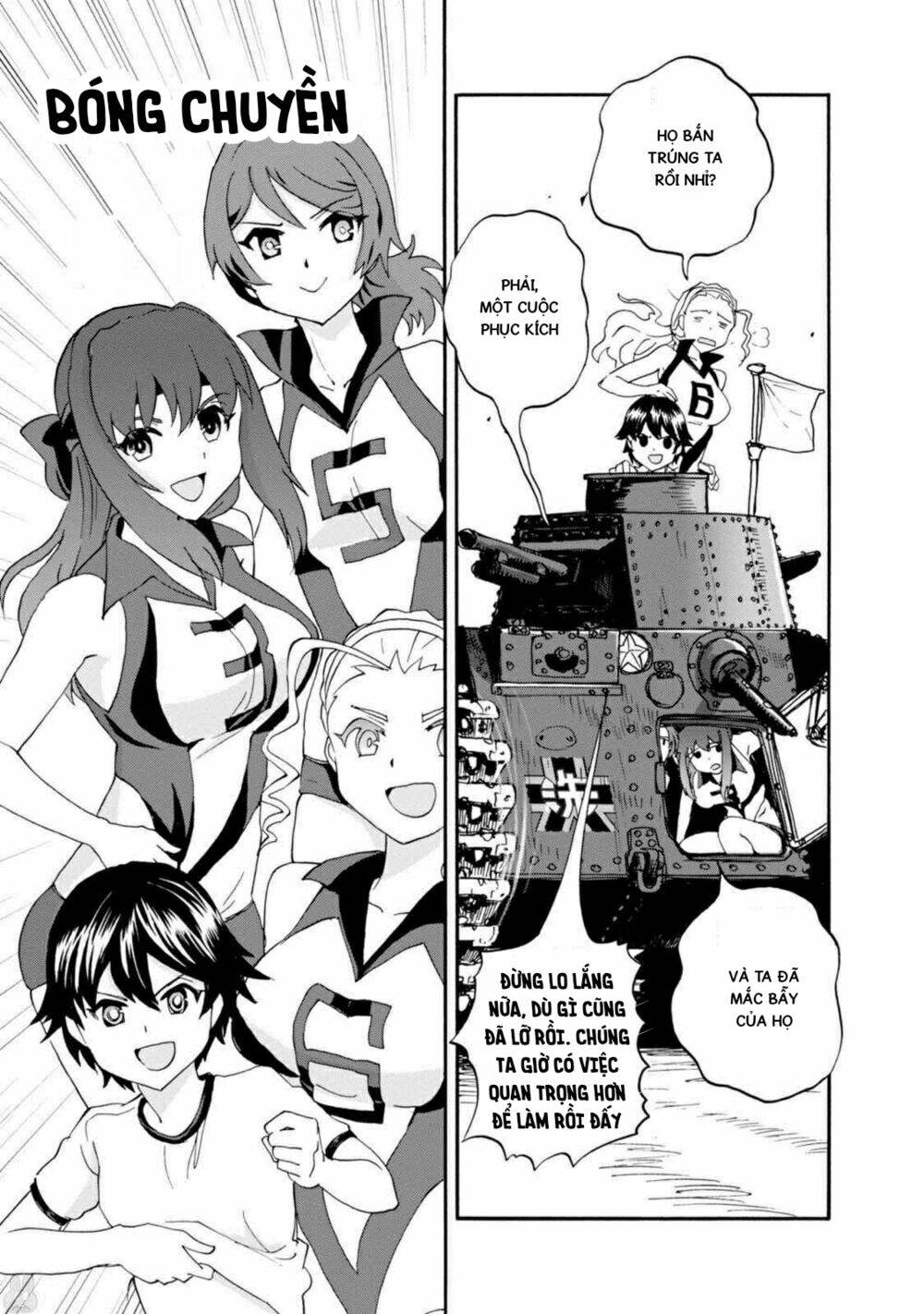 girls und panzer: ribbon no musha chapter 29: chiến thuật gia akaboshi koume - Next chapter 30: nishi và mika