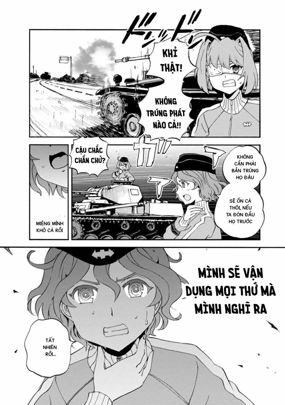 girls und panzer: ribbon no musha chapter 29: chiến thuật gia akaboshi koume - Next chapter 30: nishi và mika