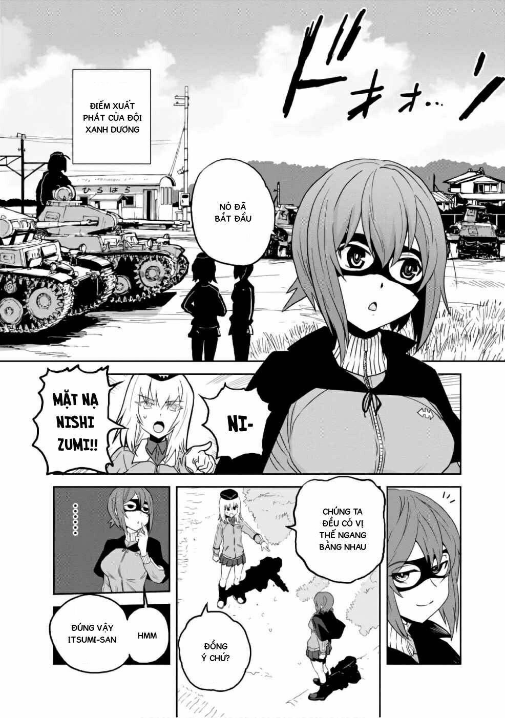 girls und panzer: ribbon no musha chapter 35: trận đấu sinh tử tại thành phố komoro (p2) - Trang 2