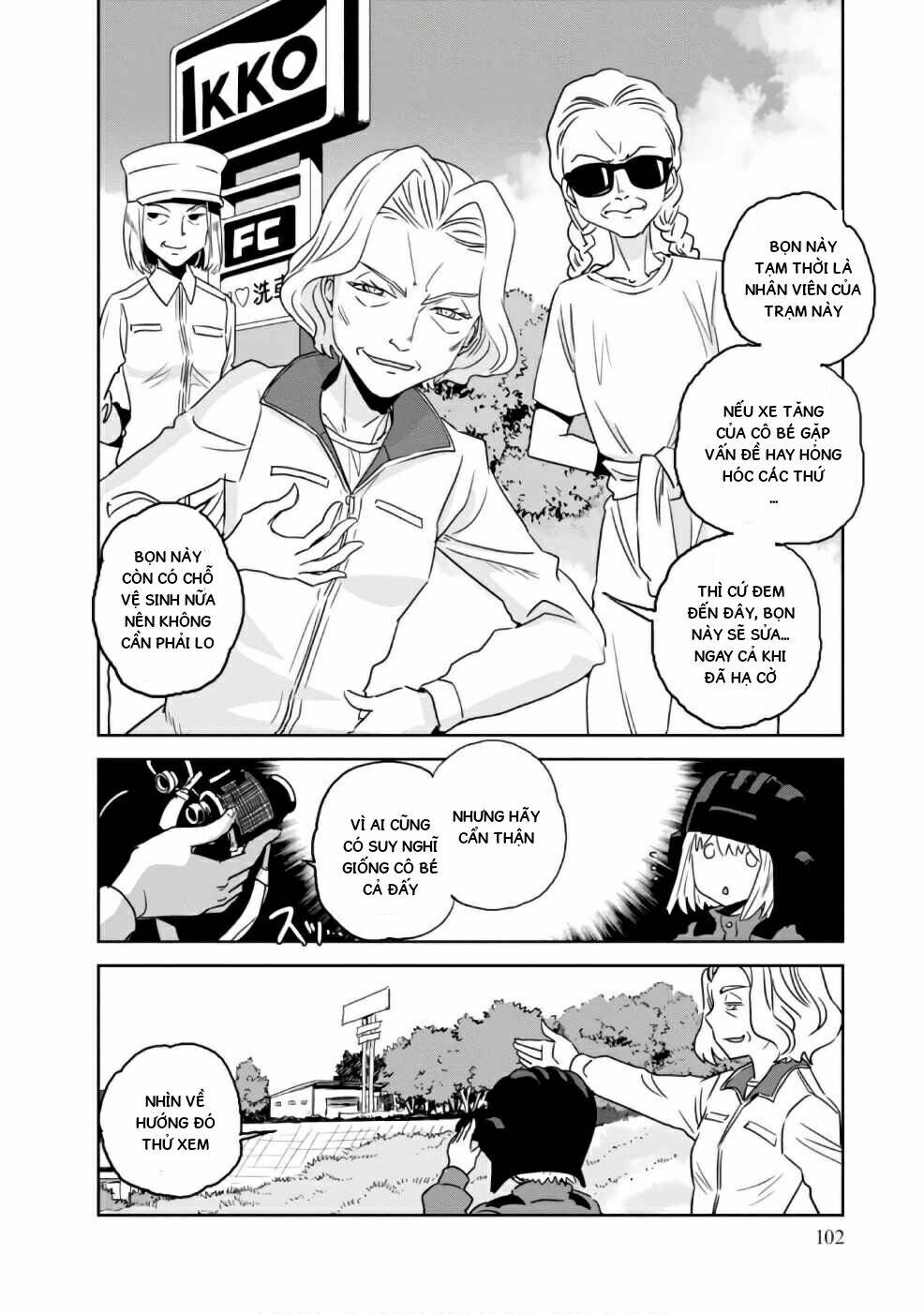 girls und panzer: ribbon no musha chapter 35: trận đấu sinh tử tại thành phố komoro (p2) - Trang 2