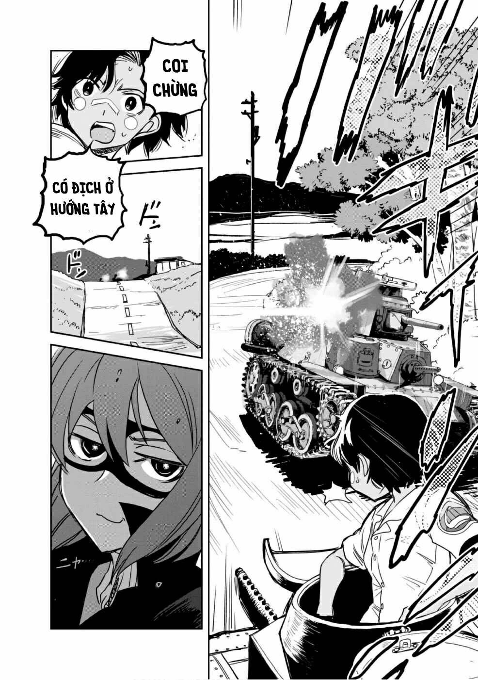 girls und panzer: ribbon no musha chapter 35: trận đấu sinh tử tại thành phố komoro (p2) - Trang 2