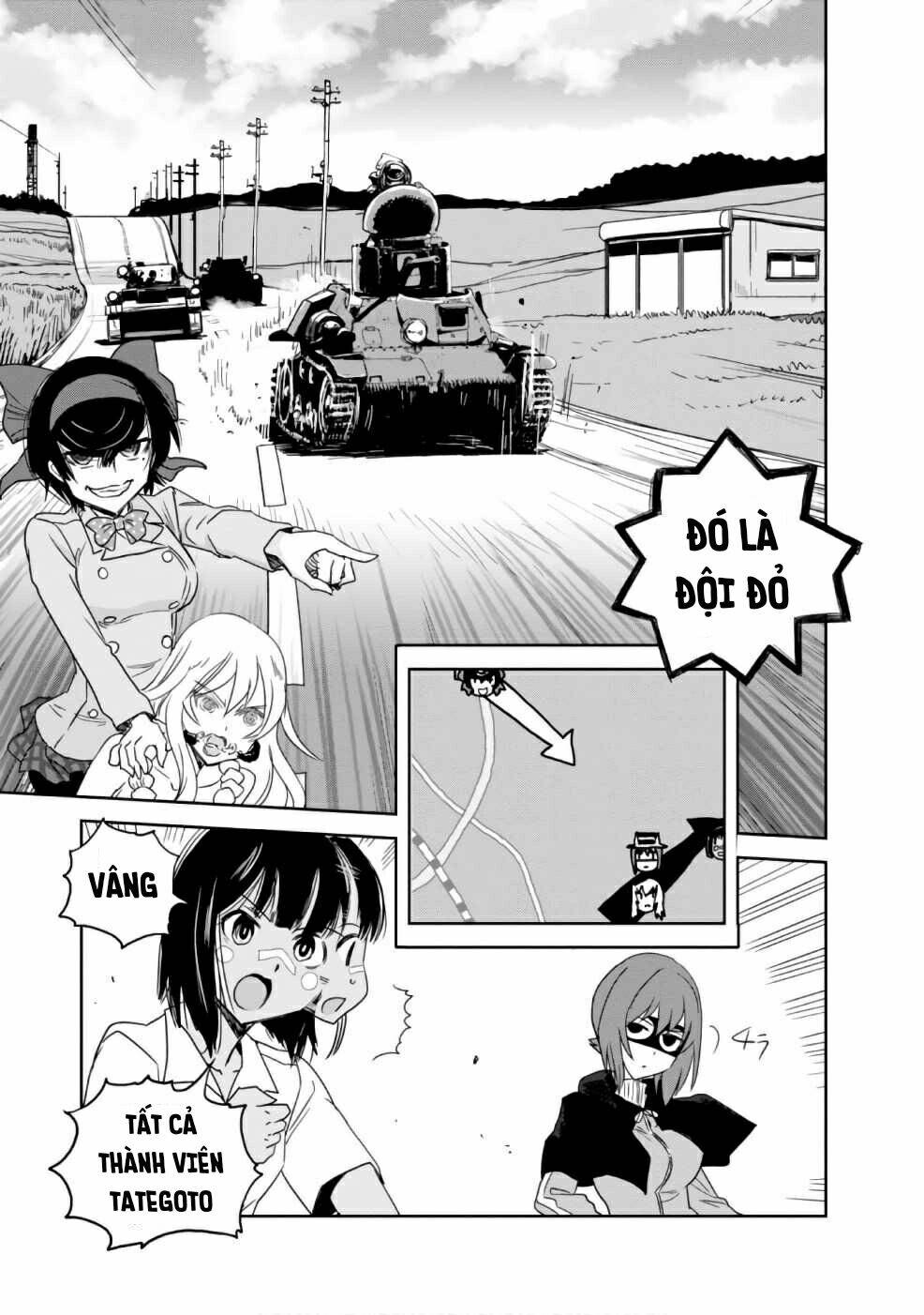 girls und panzer: ribbon no musha chapter 35: trận đấu sinh tử tại thành phố komoro (p2) - Trang 2