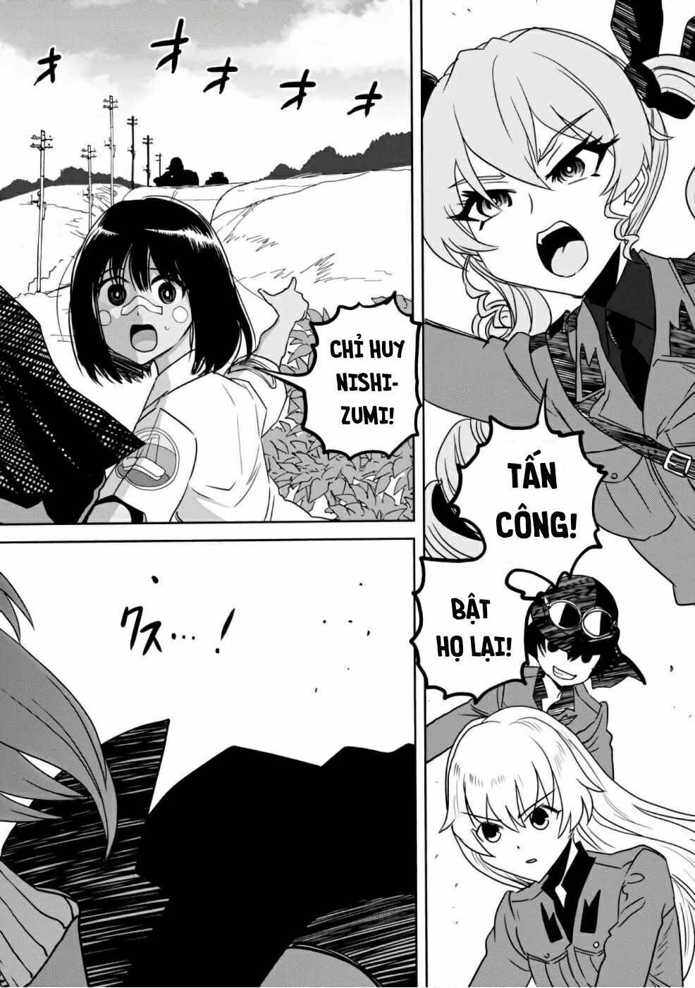 girls und panzer: ribbon no musha chapter 35: trận đấu sinh tử tại thành phố komoro (p2) - Trang 2