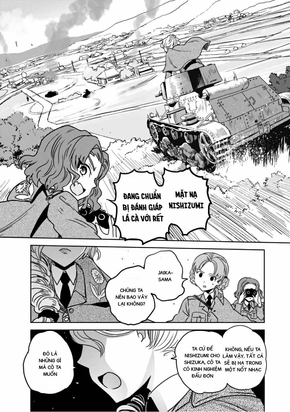 girls und panzer: ribbon no musha chapter 36: trận đấu sinh tử tại thành phố komoro (p3) - Trang 2