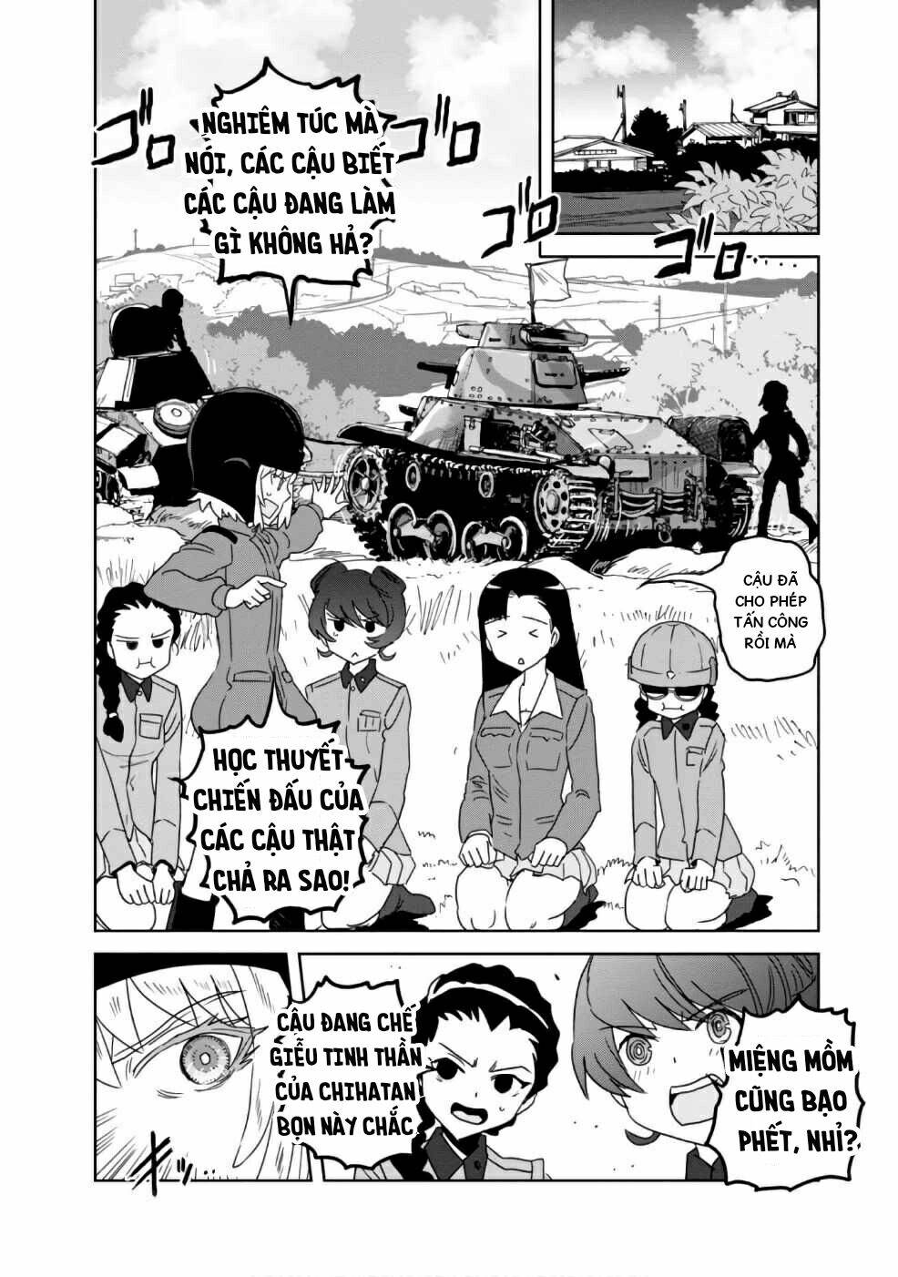 girls und panzer: ribbon no musha chapter 36: trận đấu sinh tử tại thành phố komoro (p3) - Trang 2