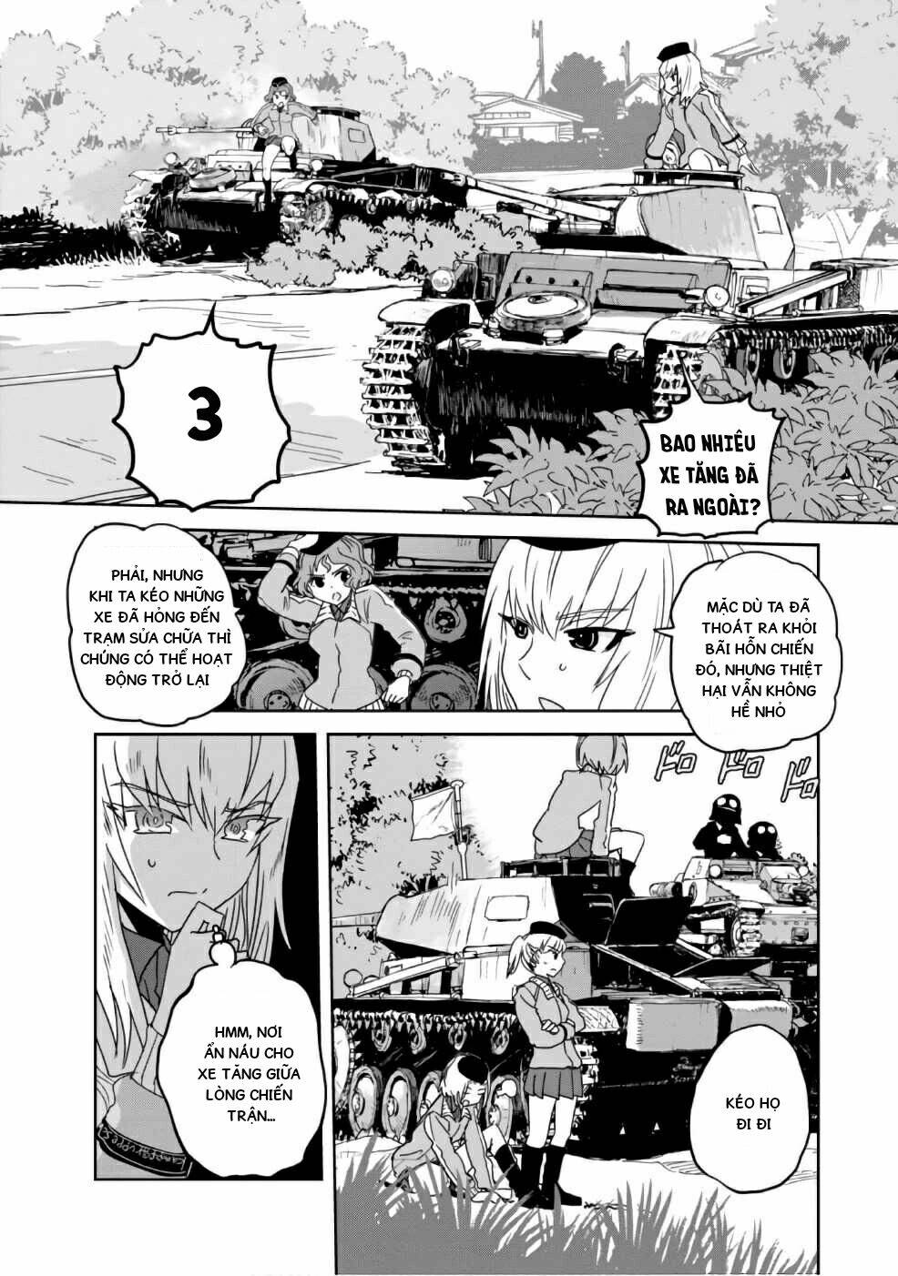 girls und panzer: ribbon no musha chapter 36: trận đấu sinh tử tại thành phố komoro (p3) - Trang 2