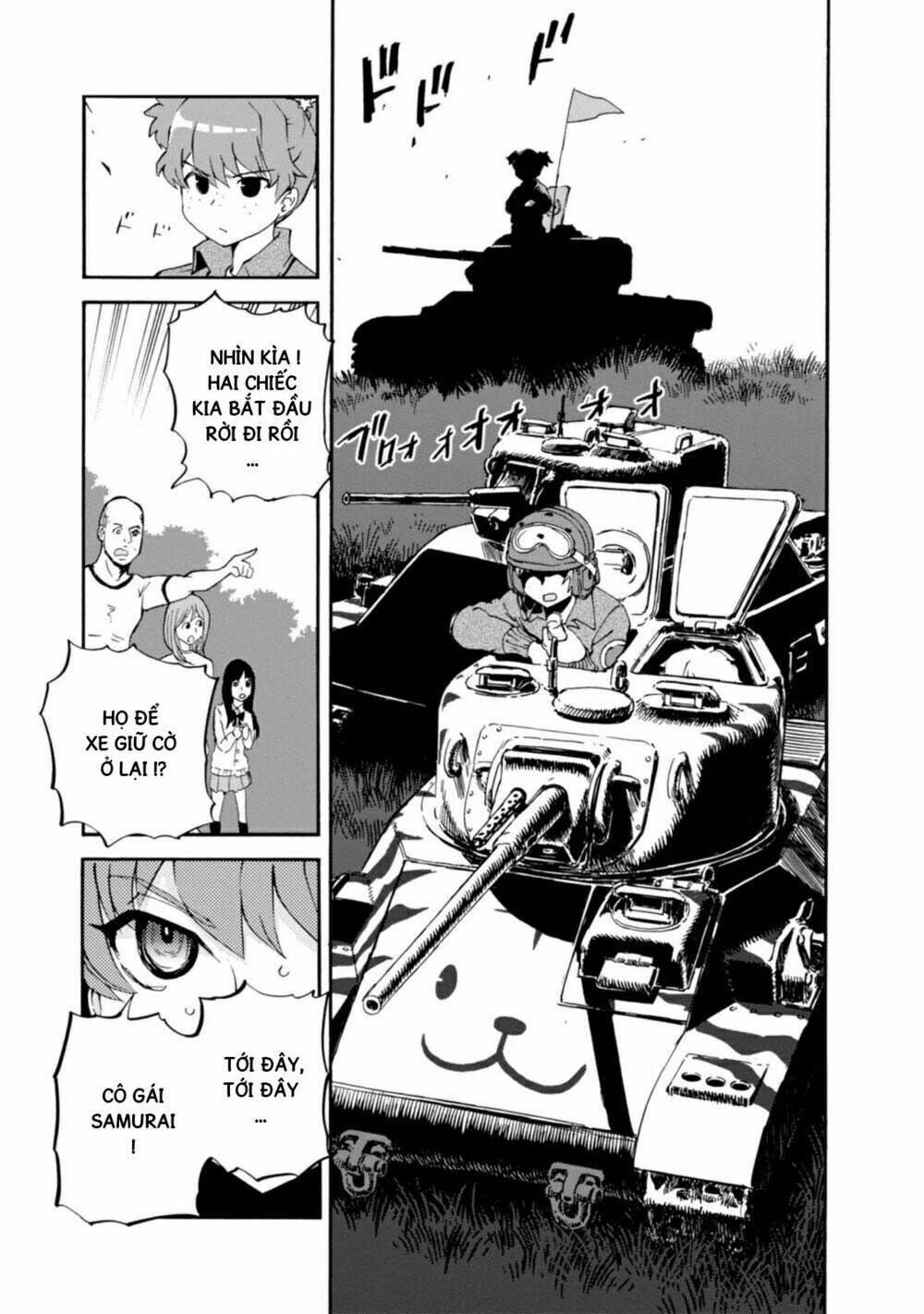 girls und panzer: ribbon no musha chapter 4: Đội rết, tiến lên - Next chapter 5: biết kẻ thù của mình, biết chính m