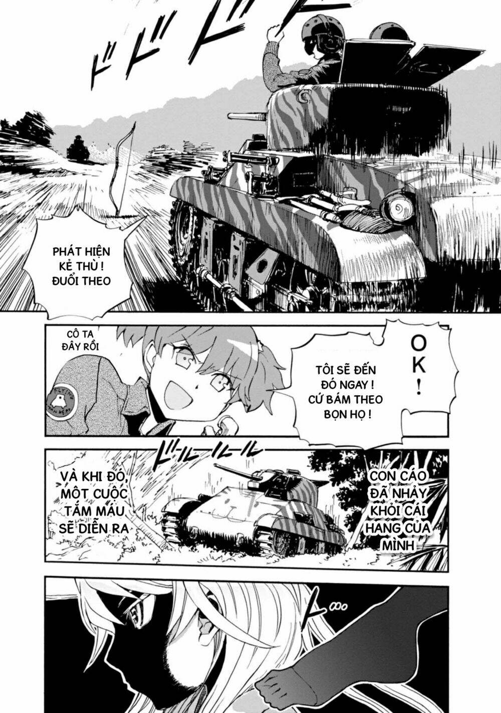 girls und panzer: ribbon no musha chapter 4: Đội rết, tiến lên - Next chapter 5: biết kẻ thù của mình, biết chính m