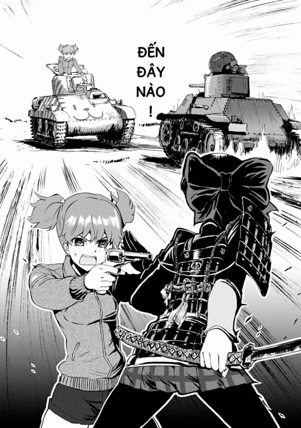 girls und panzer: ribbon no musha chapter 4: Đội rết, tiến lên - Next chapter 5: biết kẻ thù của mình, biết chính m