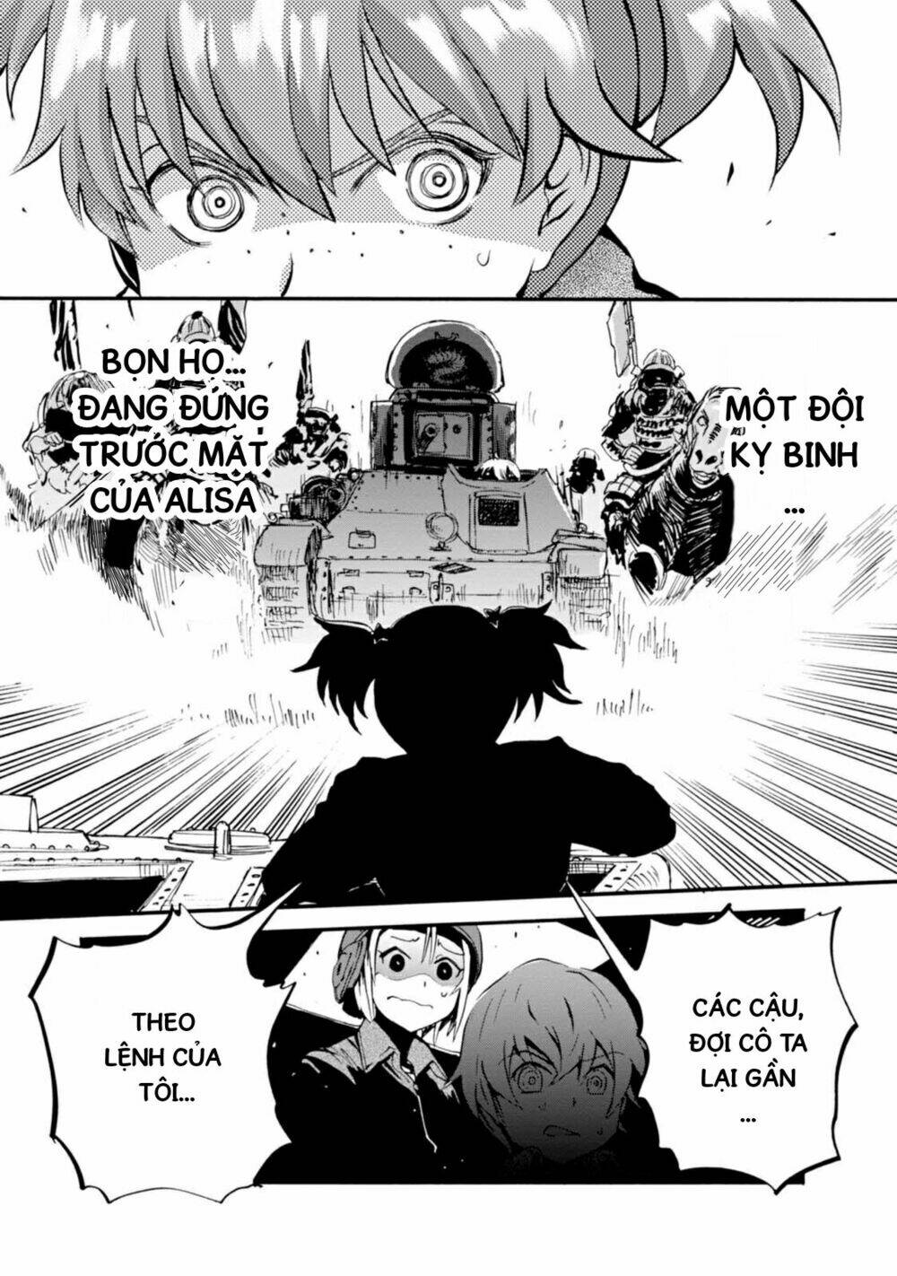 girls und panzer: ribbon no musha chapter 4: Đội rết, tiến lên - Next chapter 5: biết kẻ thù của mình, biết chính m