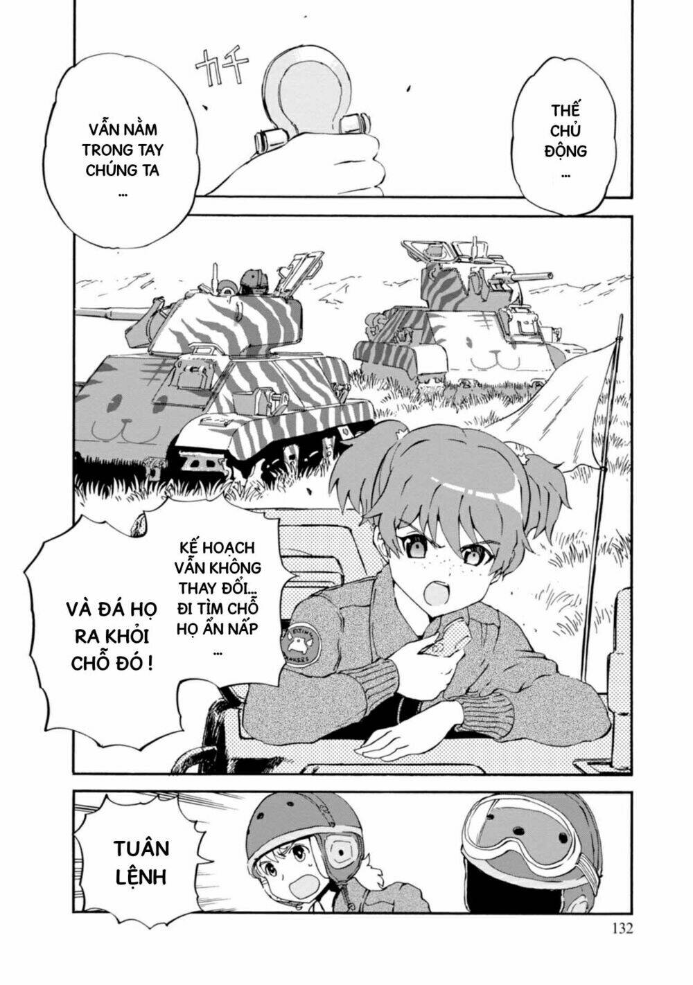 girls und panzer: ribbon no musha chapter 4: Đội rết, tiến lên - Next chapter 5: biết kẻ thù của mình, biết chính m