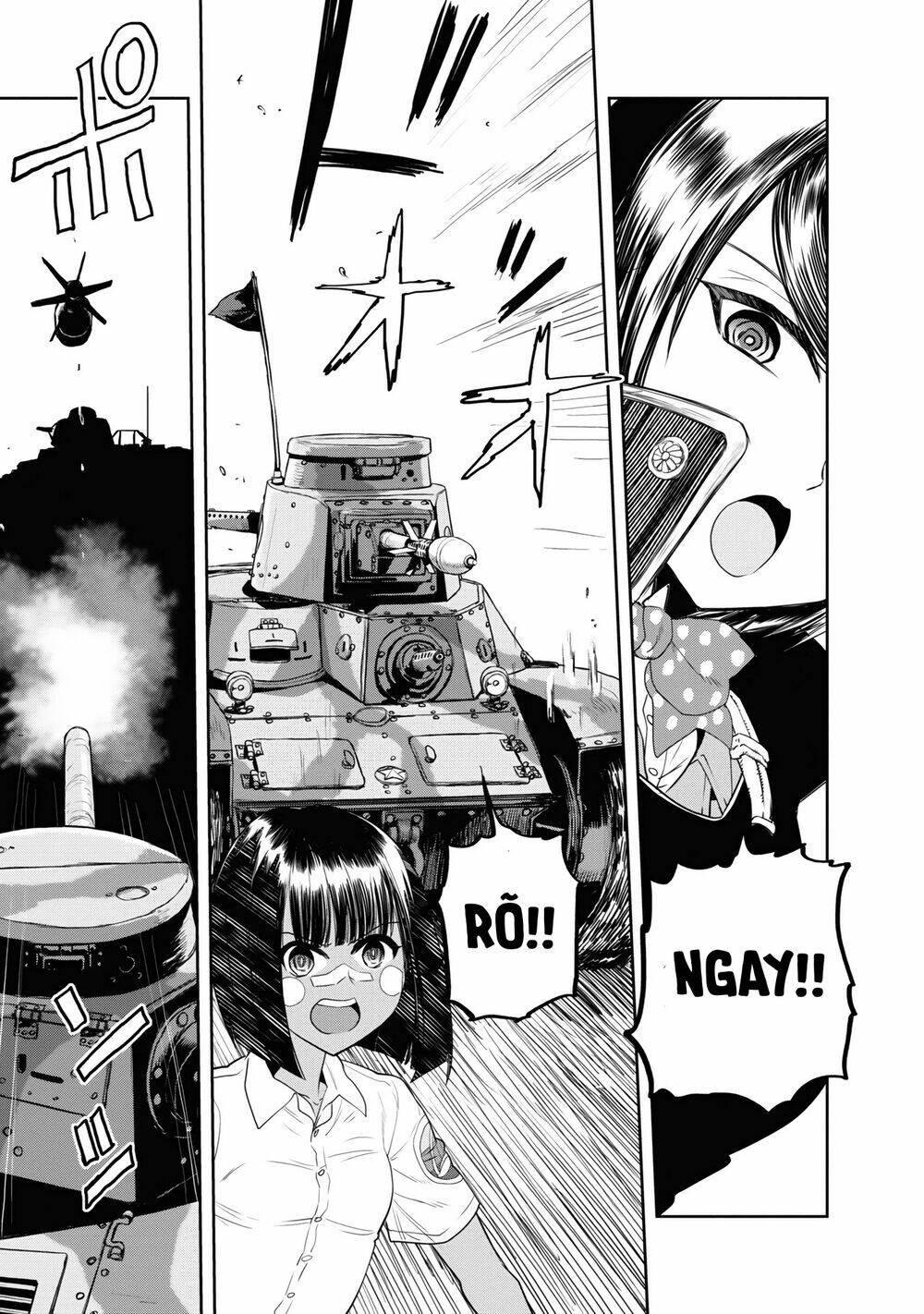 girls und panzer: ribbon no musha chapter 60: nishizumi, mặt đối mặt (p4) - Trang 2