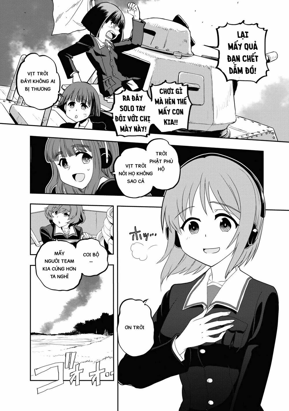 girls und panzer: ribbon no musha chapter 60: nishizumi, mặt đối mặt (p4) - Trang 2