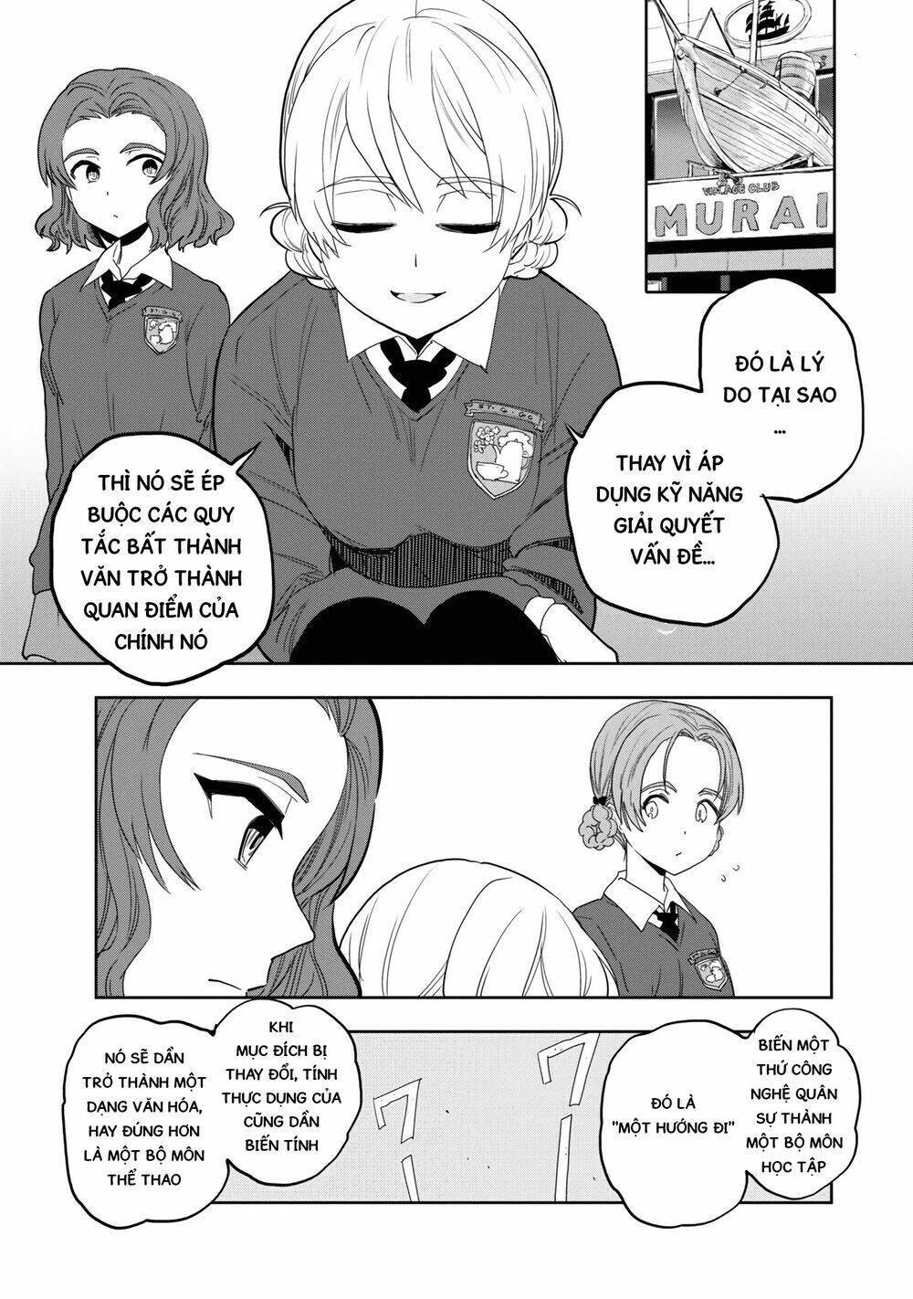 girls und panzer: ribbon no musha chapter 60: nishizumi, mặt đối mặt (p4) - Trang 2