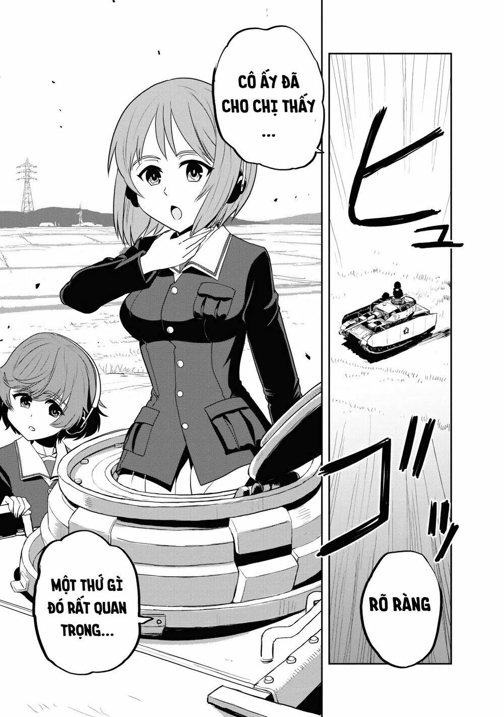 girls und panzer: ribbon no musha chapter 60: nishizumi, mặt đối mặt (p4) - Trang 2