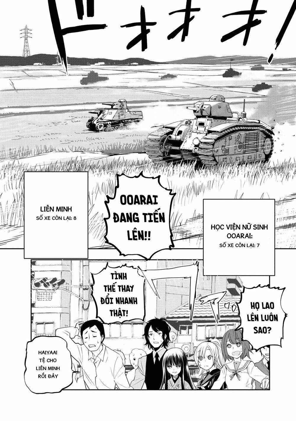 girls und panzer: ribbon no musha chapter 60: nishizumi, mặt đối mặt (p4) - Trang 2