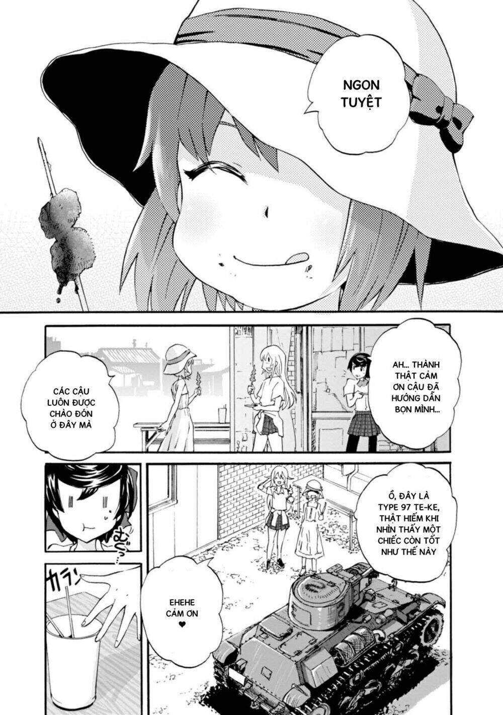 girls und panzer: ribbon no musha chapter 9: ooarai, thử thách cuối hè - Next chapter 10: dâng hiến cho trận chiến quyết đị