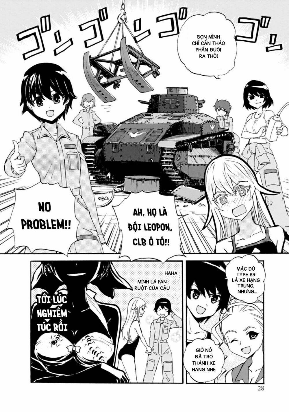 girls und panzer: ribbon no musha chapter 9: ooarai, thử thách cuối hè - Next chapter 10: dâng hiến cho trận chiến quyết đị