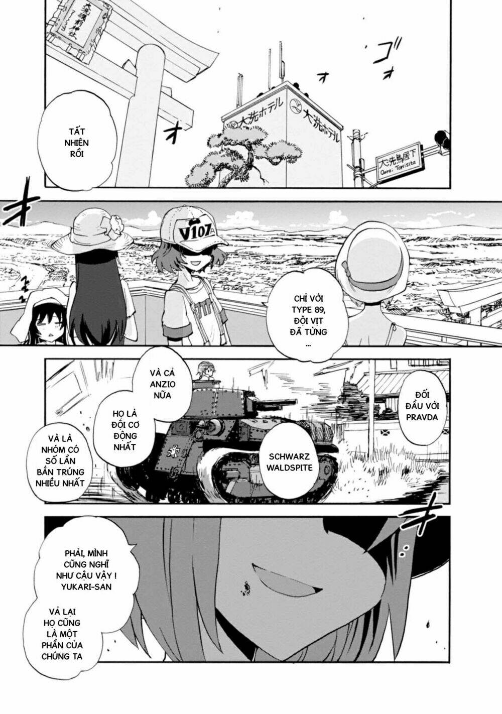 girls und panzer: ribbon no musha chapter 9: ooarai, thử thách cuối hè - Next chapter 10: dâng hiến cho trận chiến quyết đị