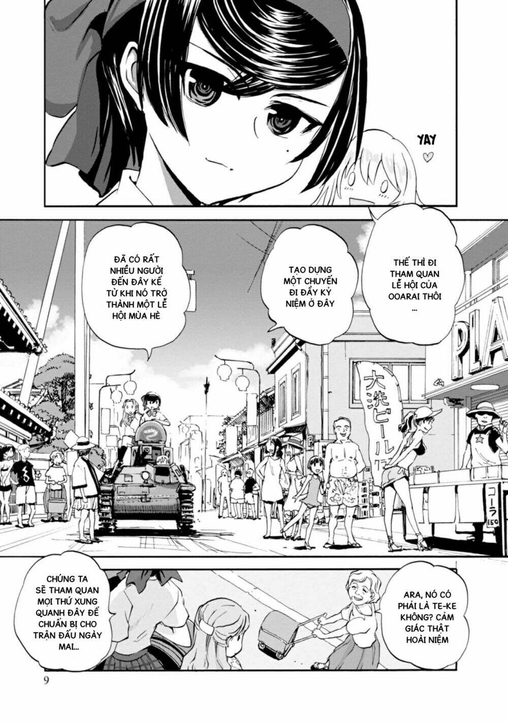 girls und panzer: ribbon no musha chapter 9: ooarai, thử thách cuối hè - Next chapter 10: dâng hiến cho trận chiến quyết đị