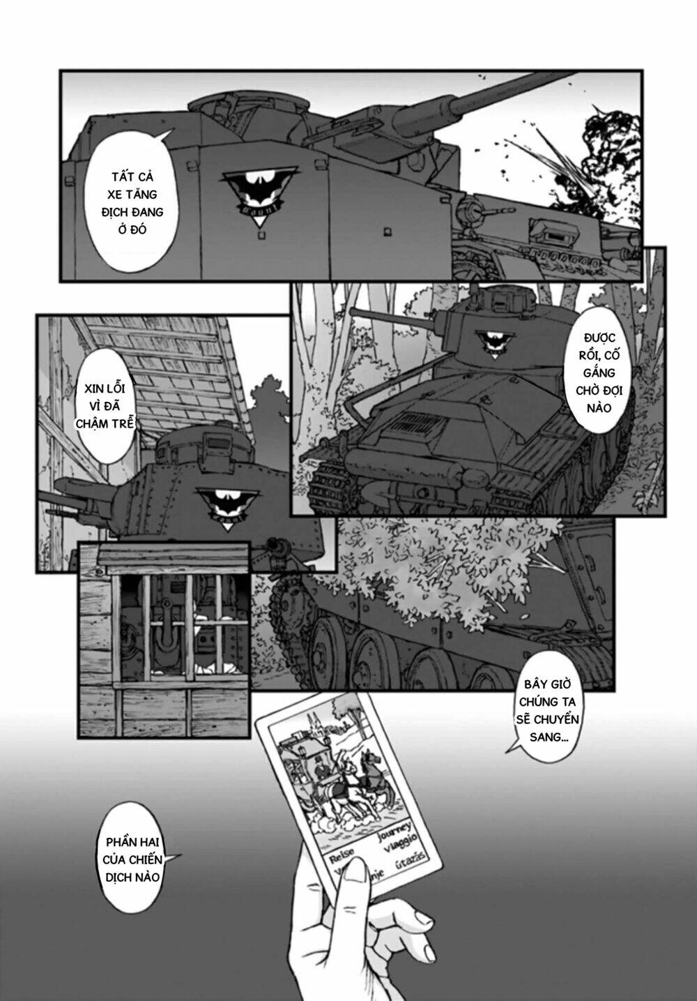 Girls Und Panzer: The Fir Tree And The Iron-Winged Witch Chapter 4 - Trang 2